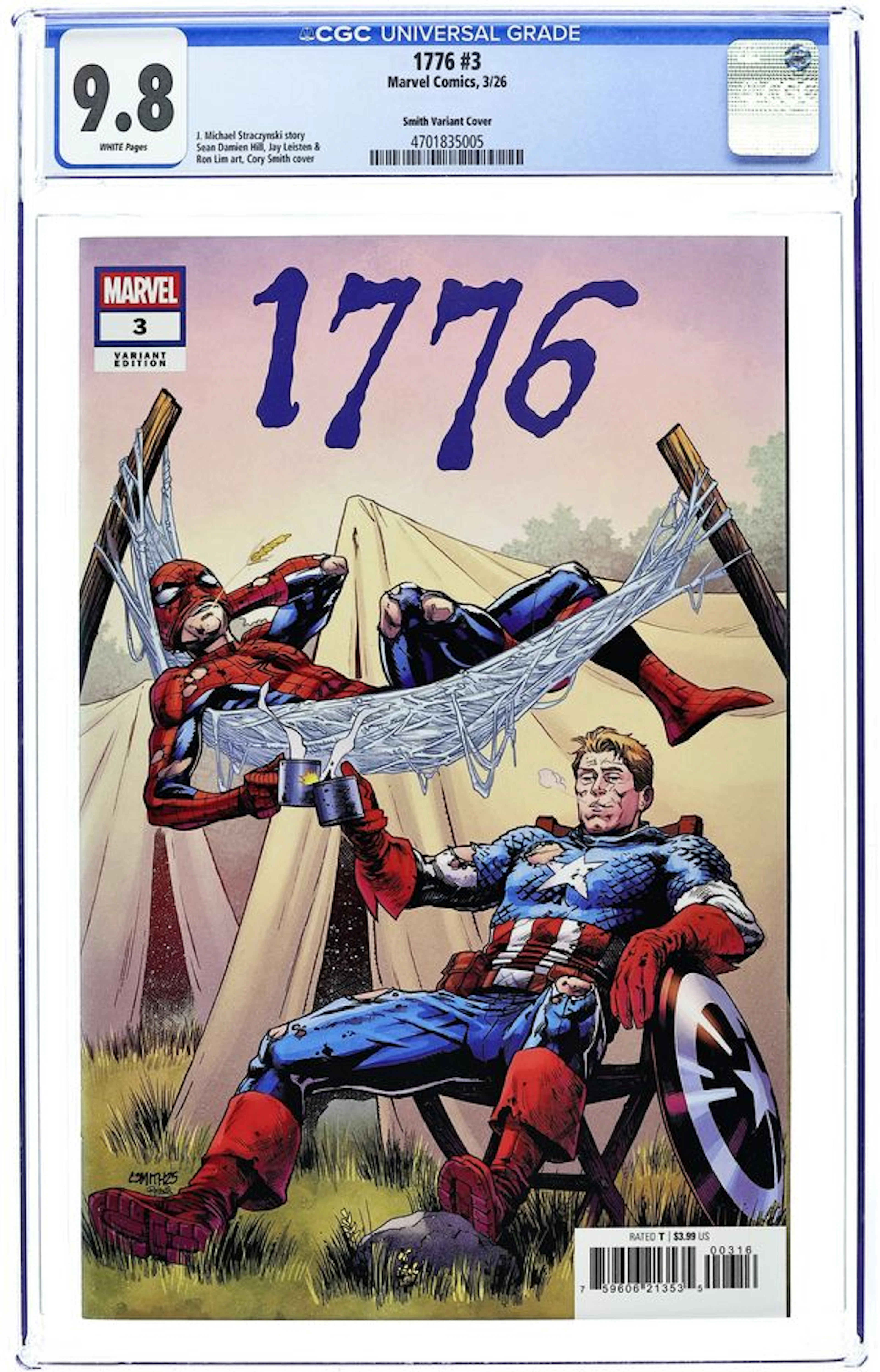 1776 (2026 Marvel) 3D CGC 9.8