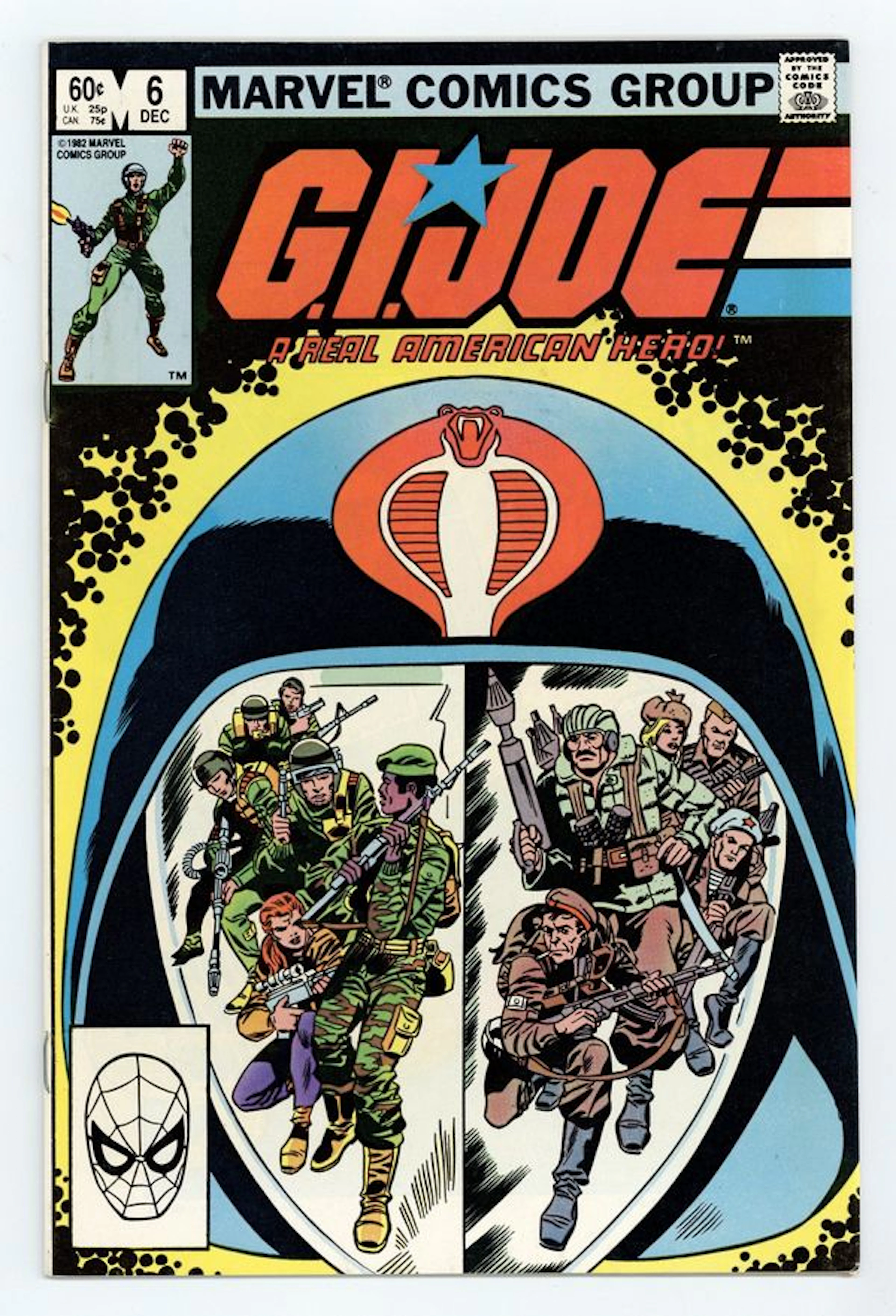 GI Joe A Real American Hero (1982 Marvel) 6D VF 8.0