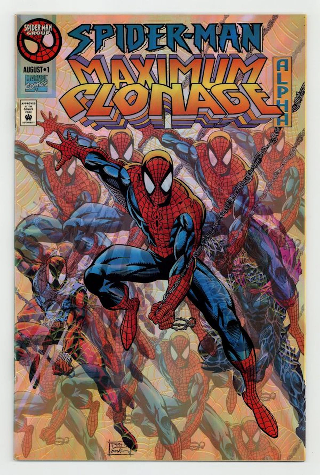 Spider-Man Maximum Clonage Alpha (1995) 1GOLD VF 8.0