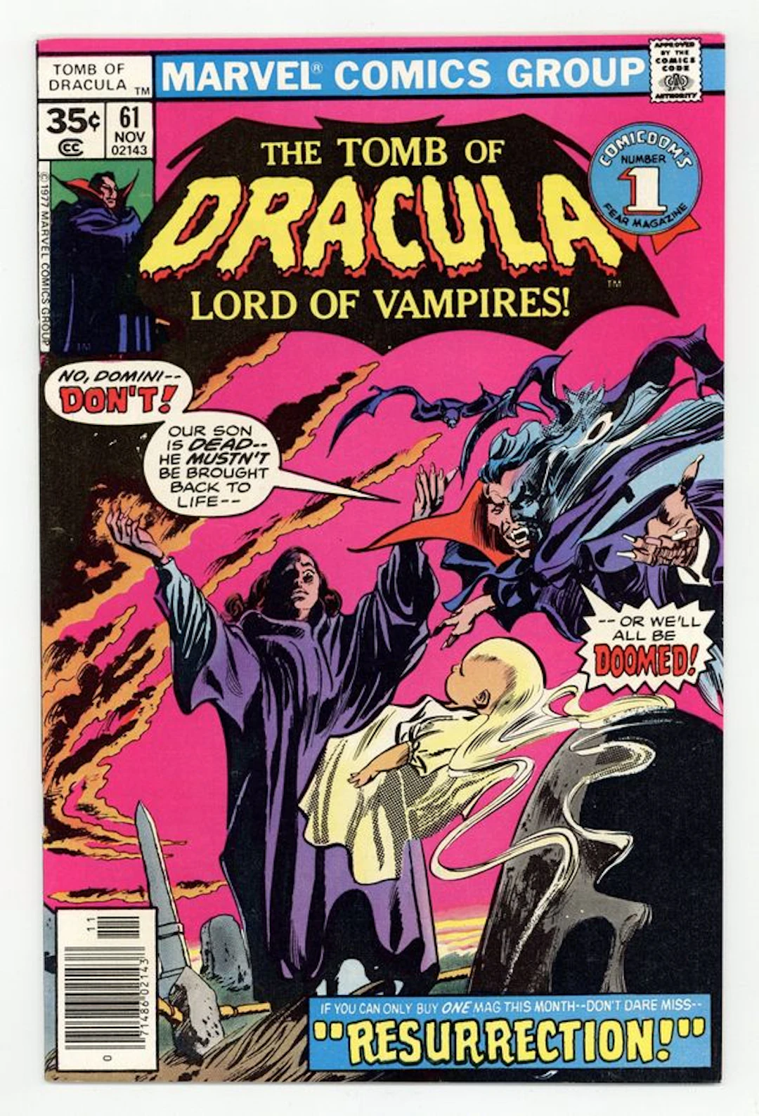 Tomb of Dracula (1972 1st Series) 61 VF 8.0