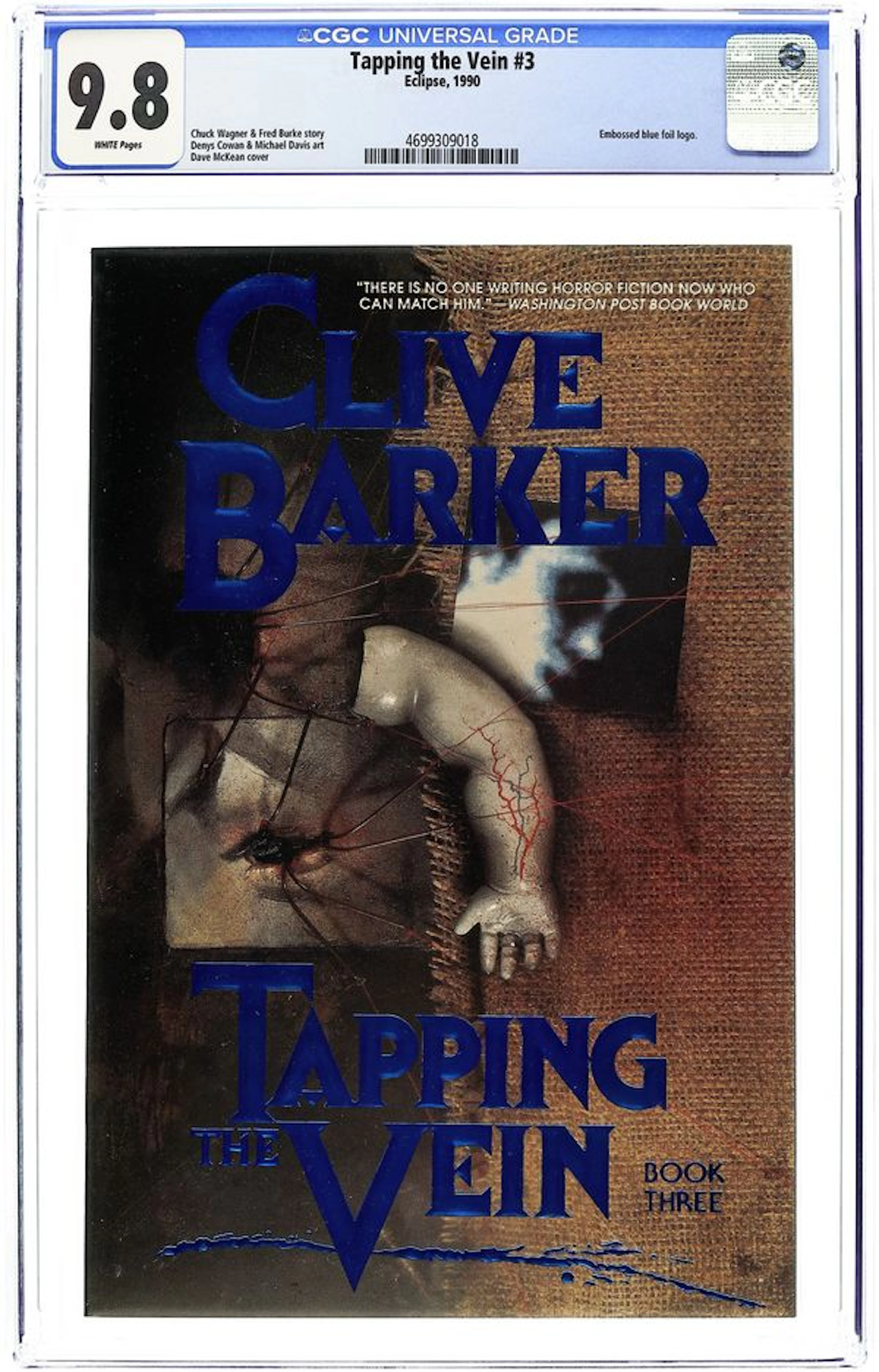 Tapping the Vein (1989) 3 CGC 9.8