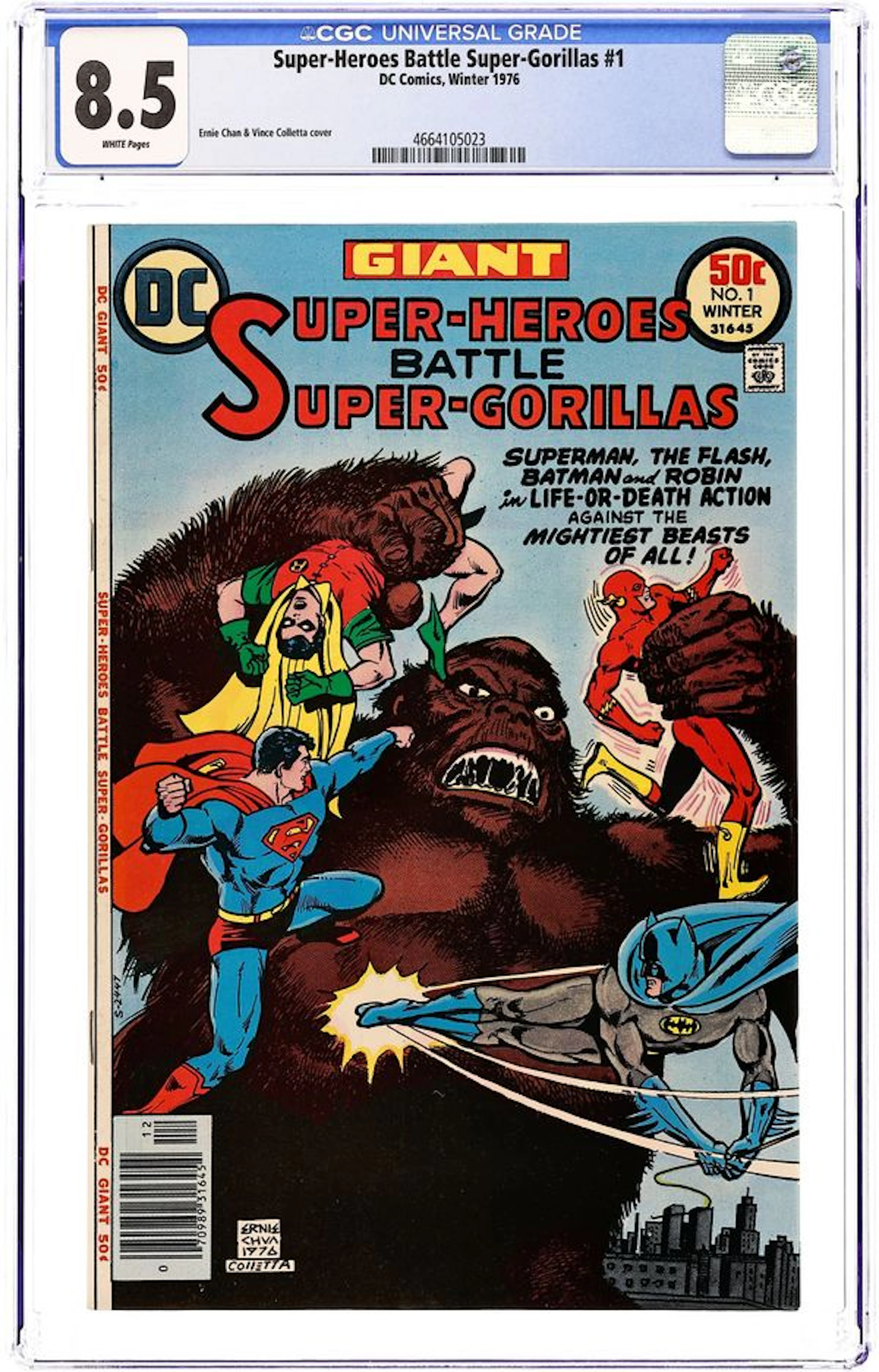Super Heroes Battle Super Gorillas (1976) 1 CGC 8.5