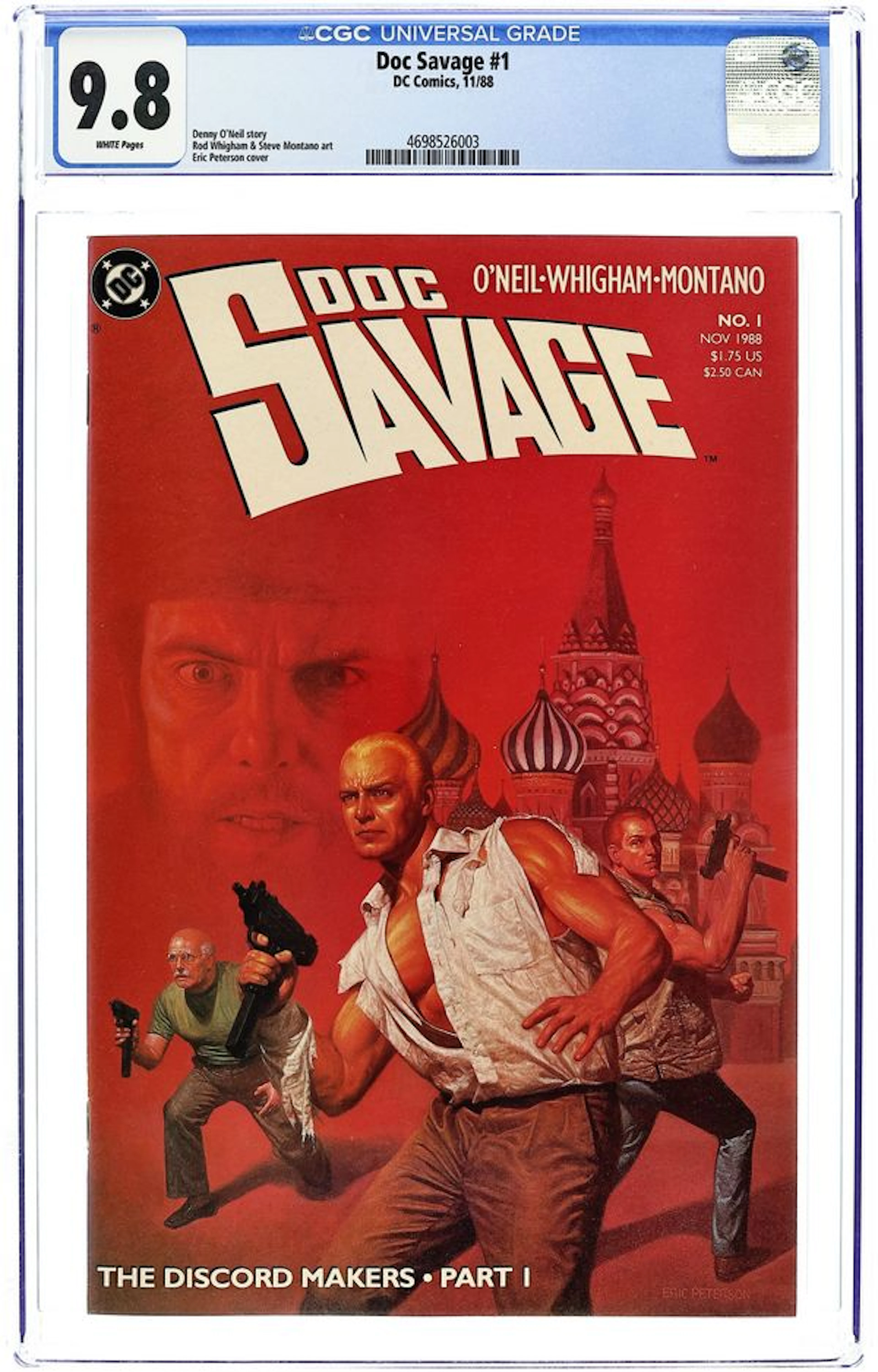 Doc Savage (1988 2nd DC Series) 1 CGC 9.8