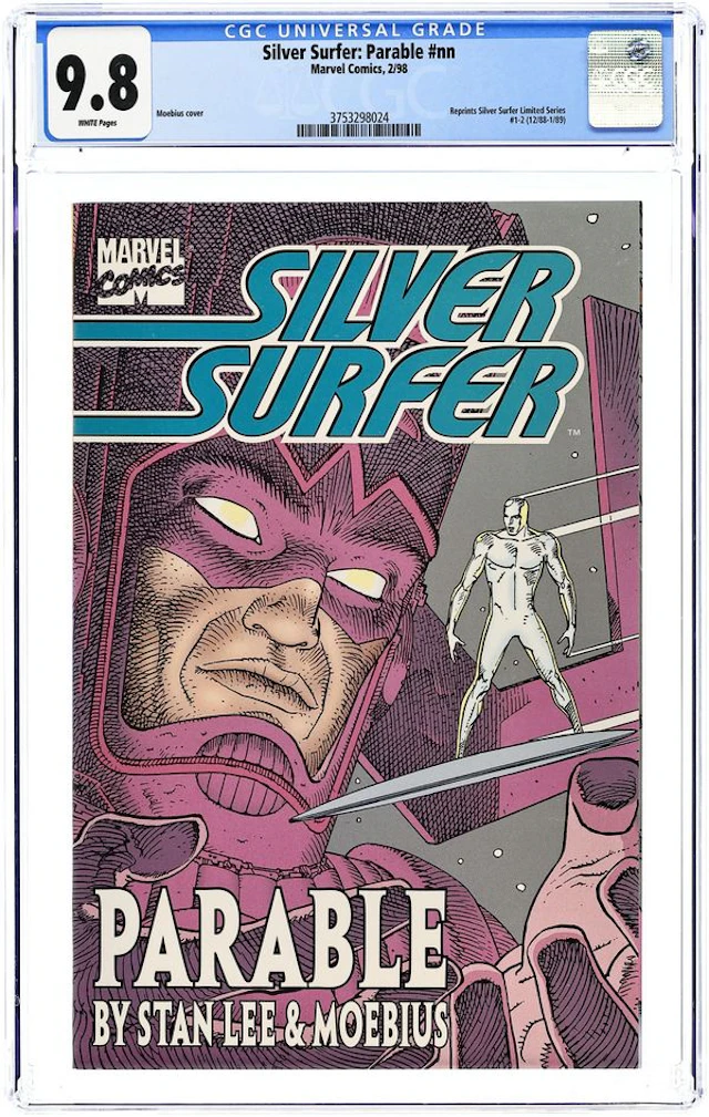 Silver Surfer Parable TPB (1988 Marvel) 1st Edition 1-1ST CGC 9.8
