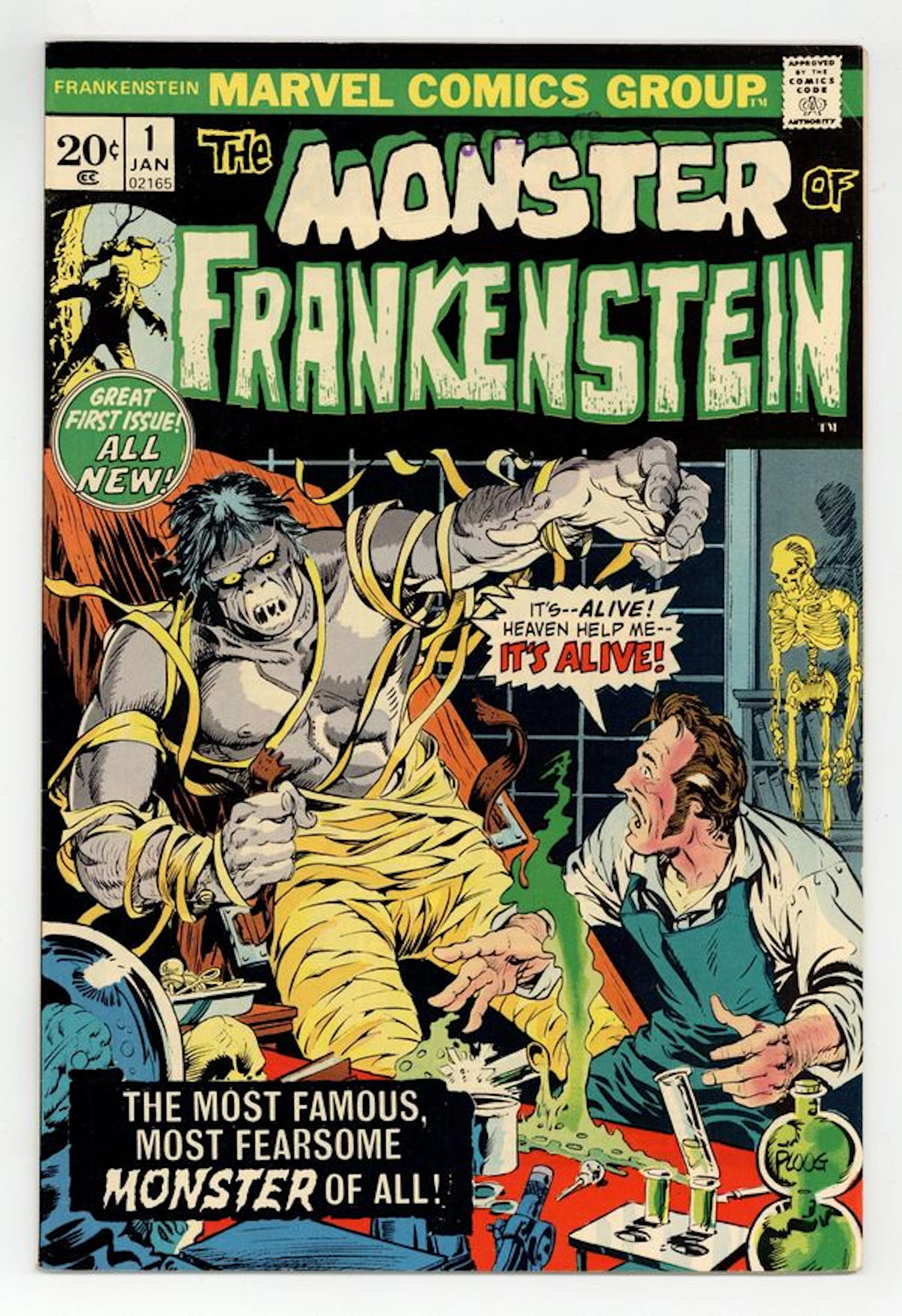 Frankenstein (1973 Marvel) 1 FN 6.0