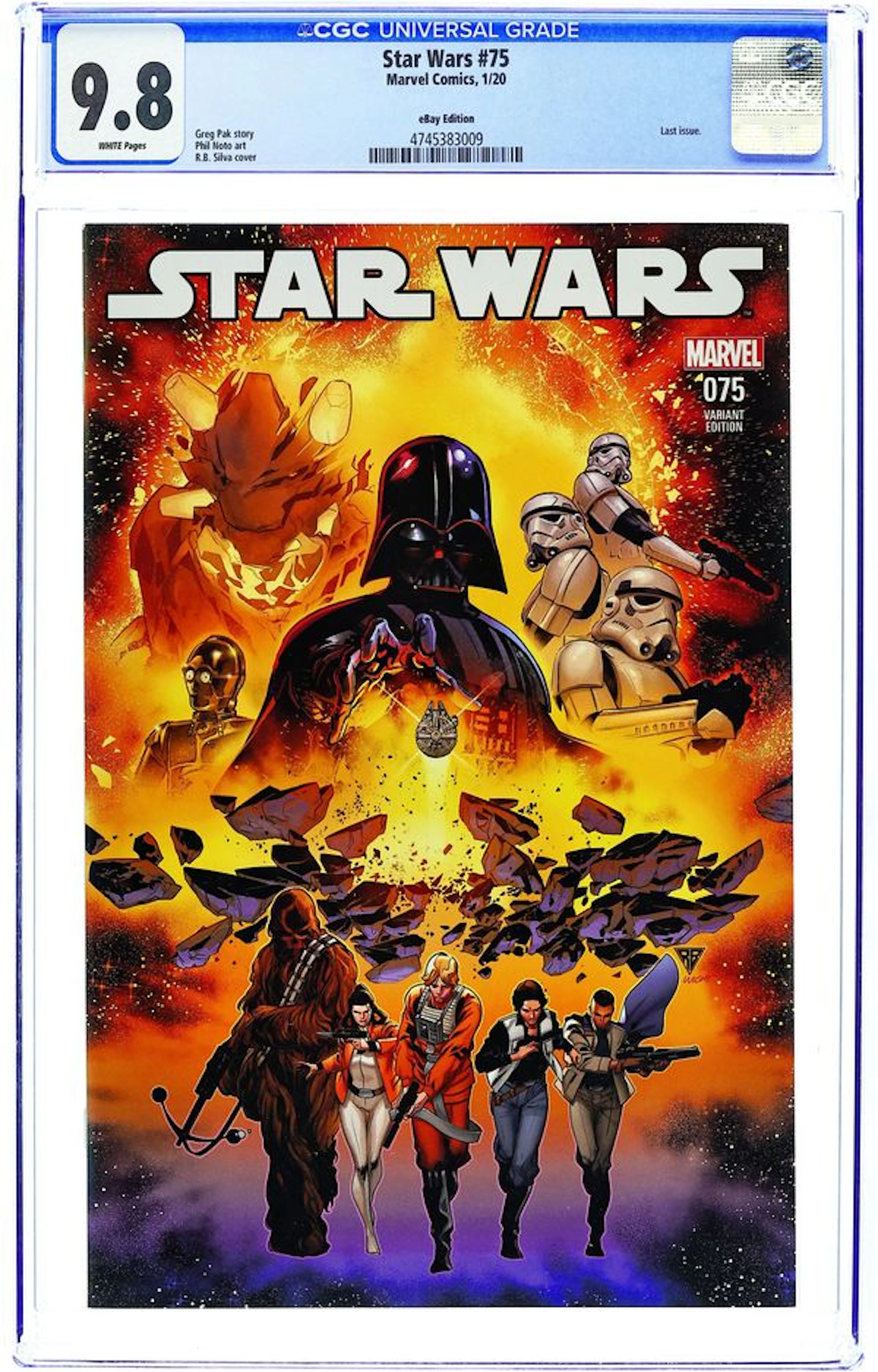 Star Wars (2015 Marvel) 75EBAY CGC 9.8