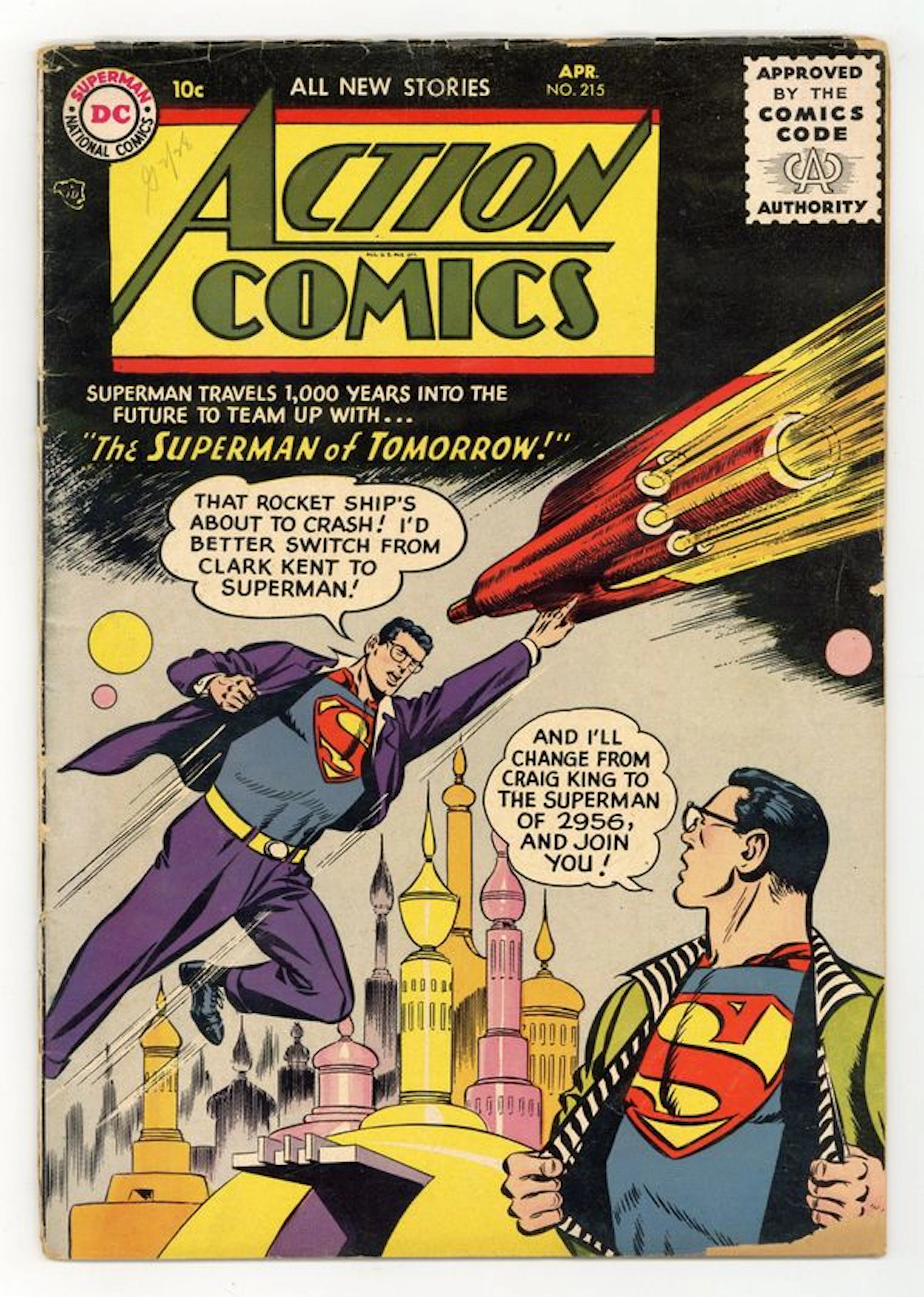 Action Comics (1938 DC) 215 FR/GD 1.5