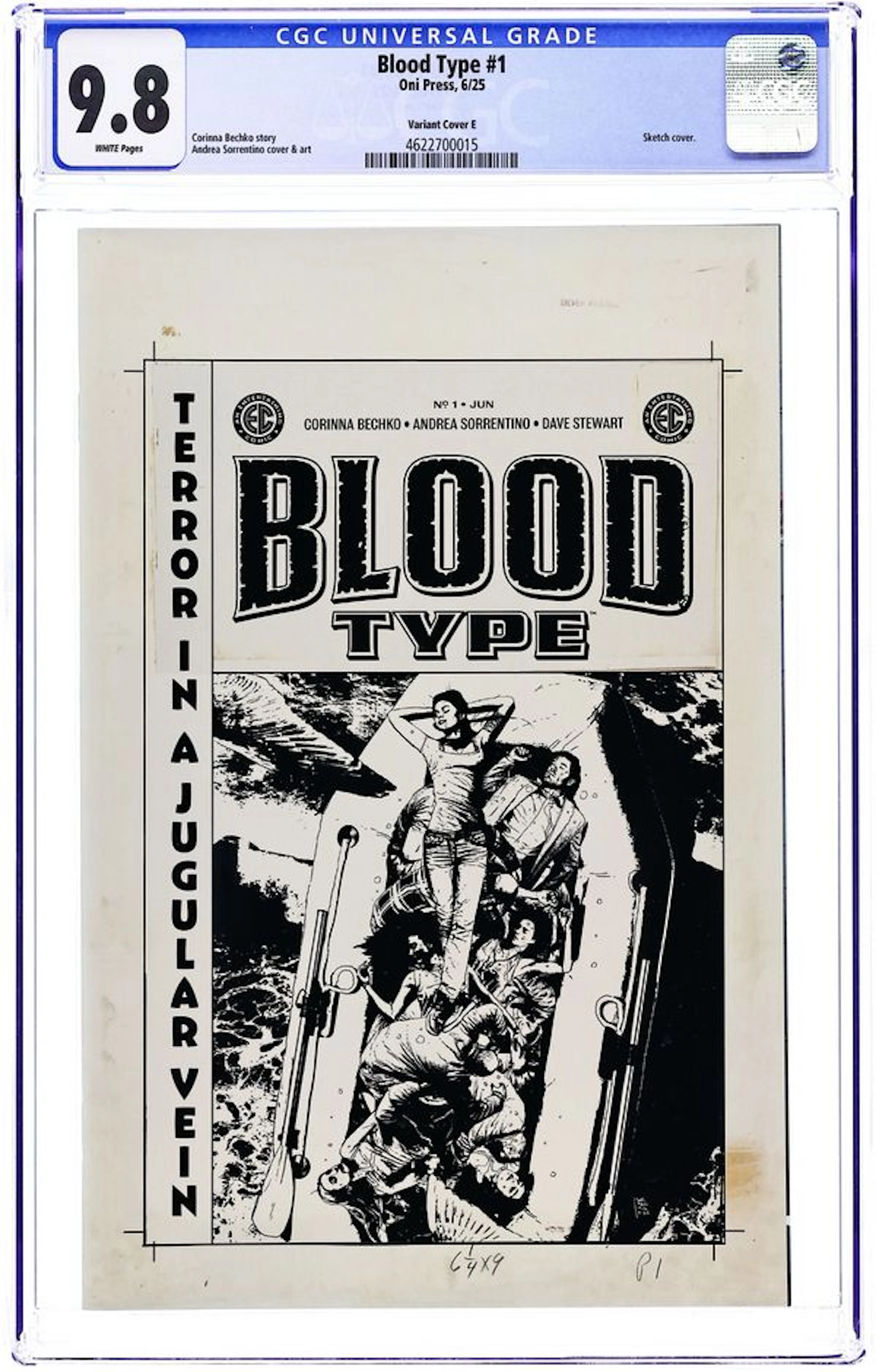 EC Blood Type (2025 Oni Press) 1E CGC 9.8