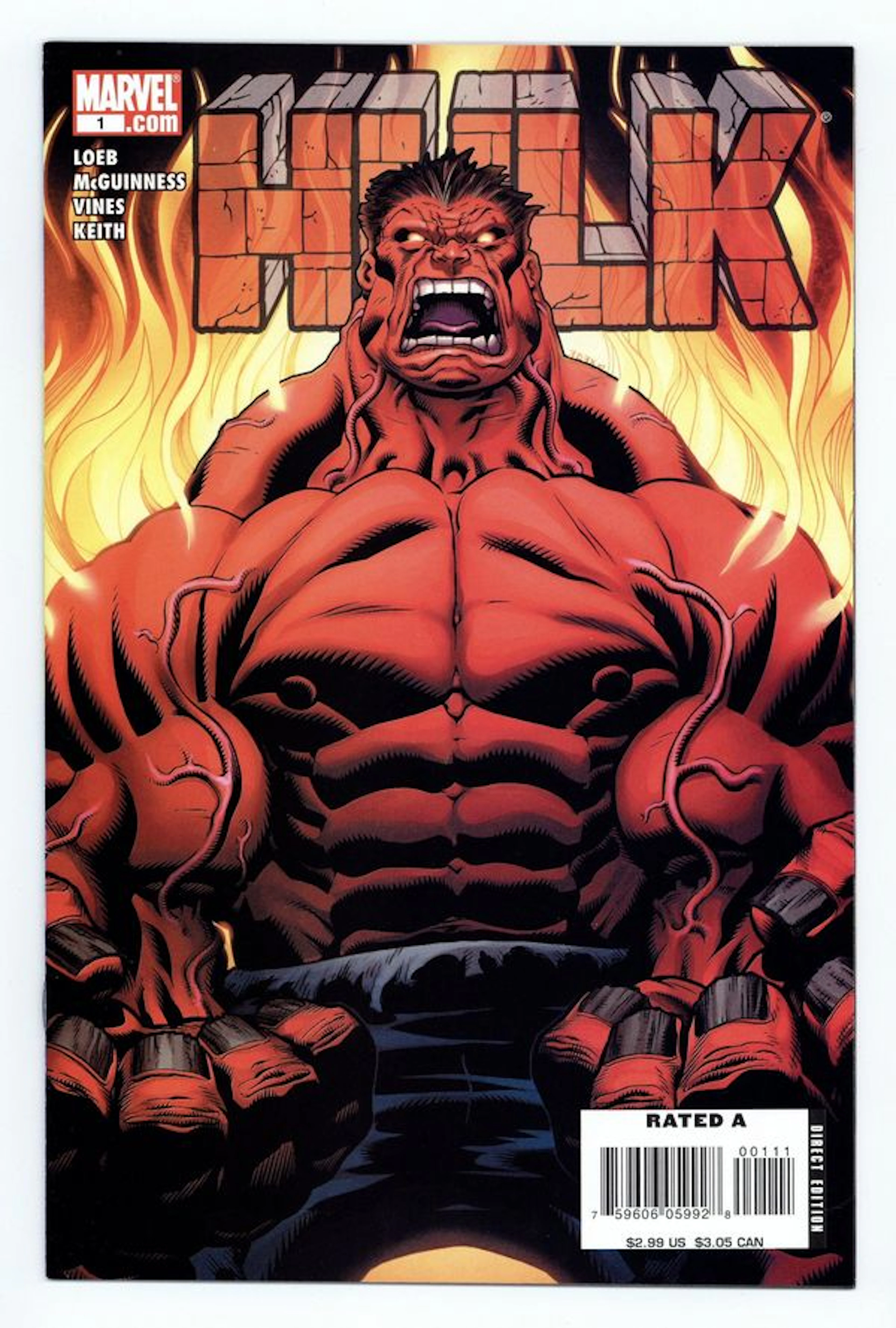 Hulk (2008 Marvel) 1A.D VF 8.0