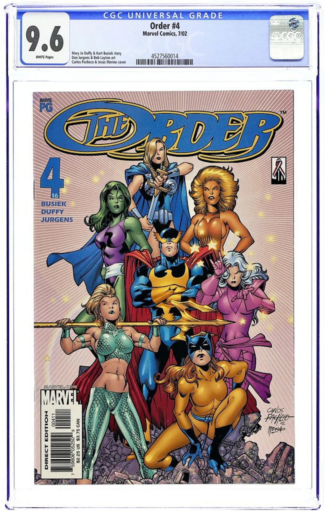 The Order (2002 Marvel 1st Series) 4 CGC 9.6