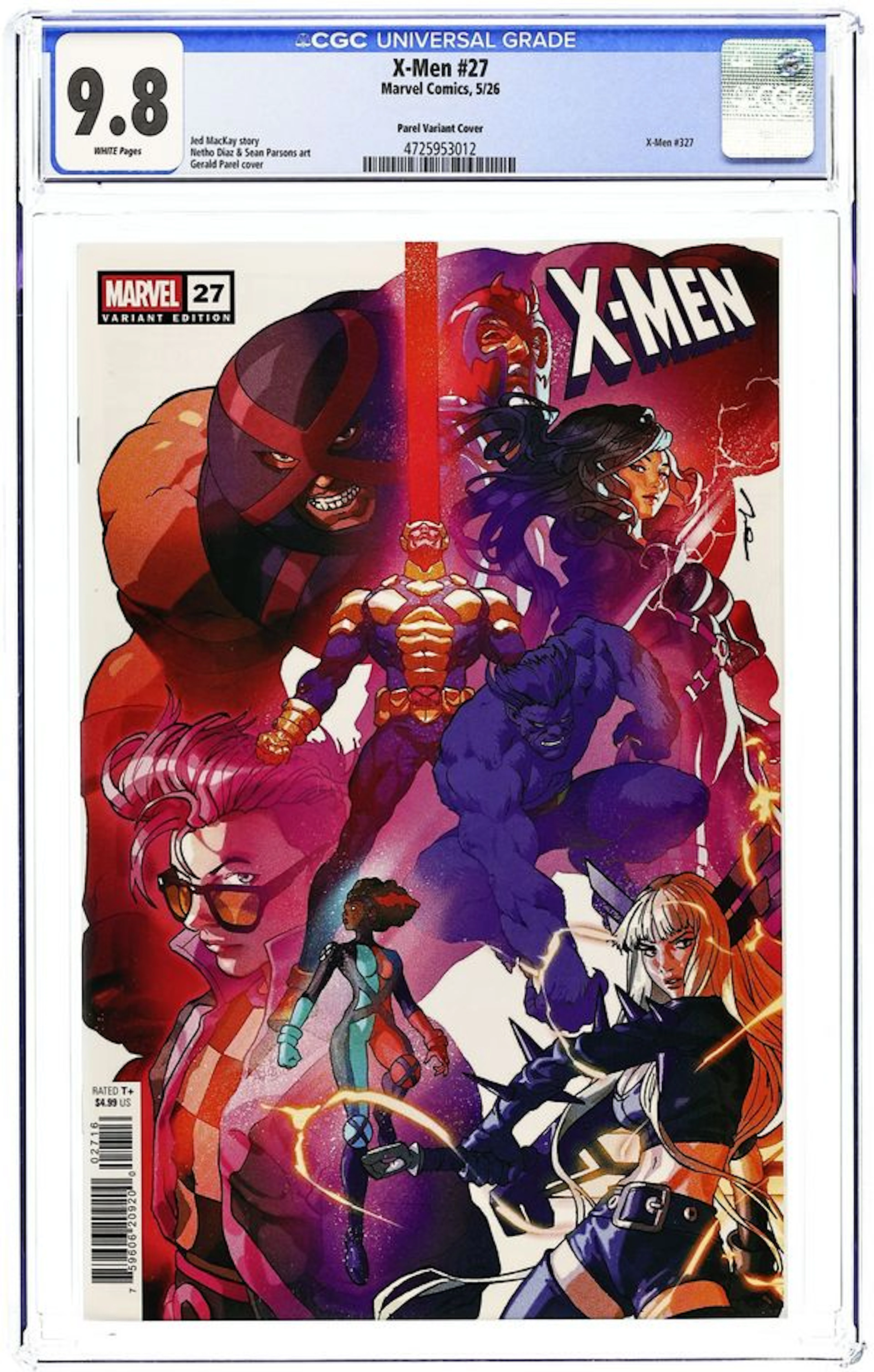 X-Men (2024 Marvel) 27E CGC 9.8