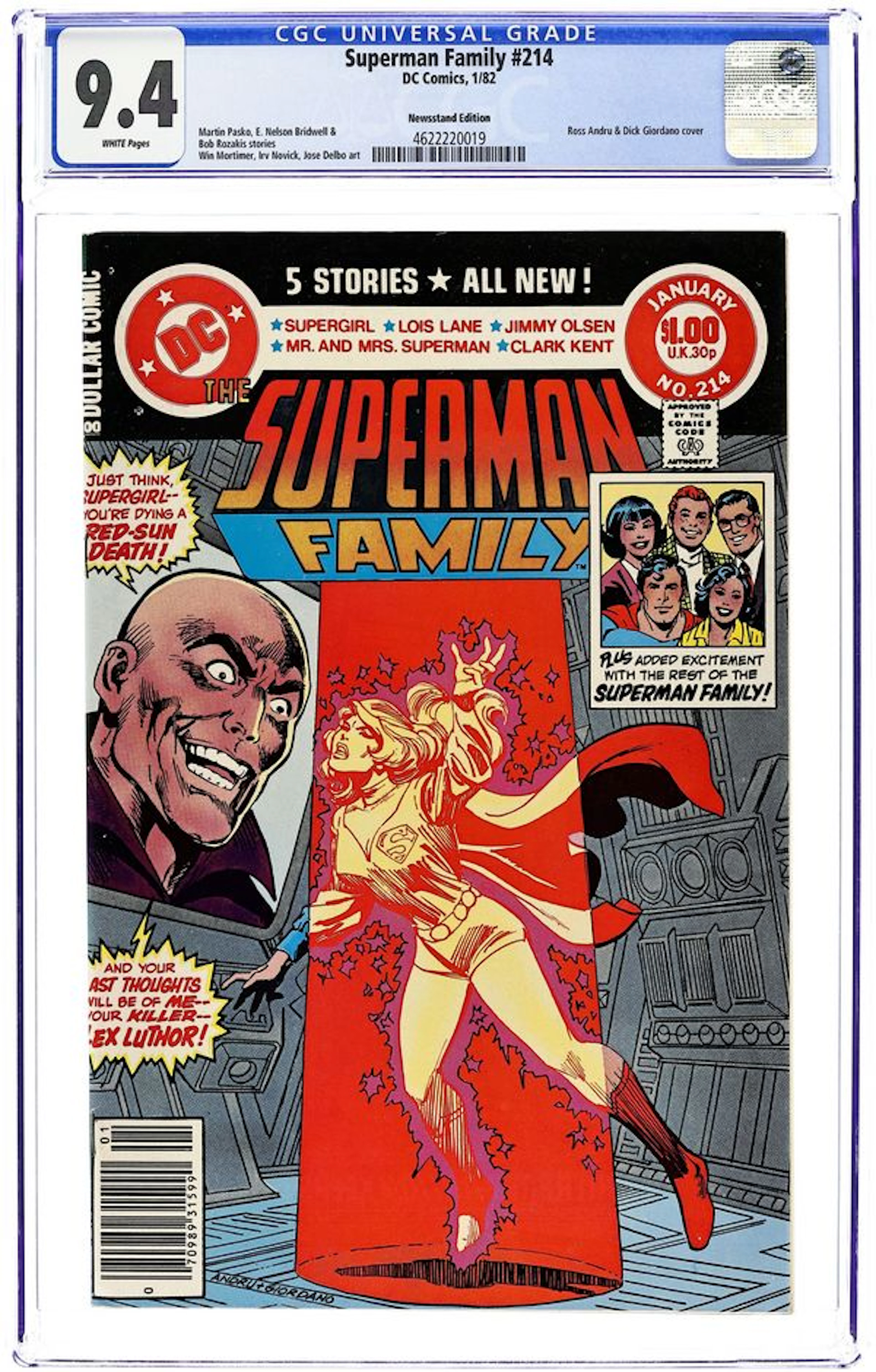 Superman Family (1974) 214N CGC 9.4