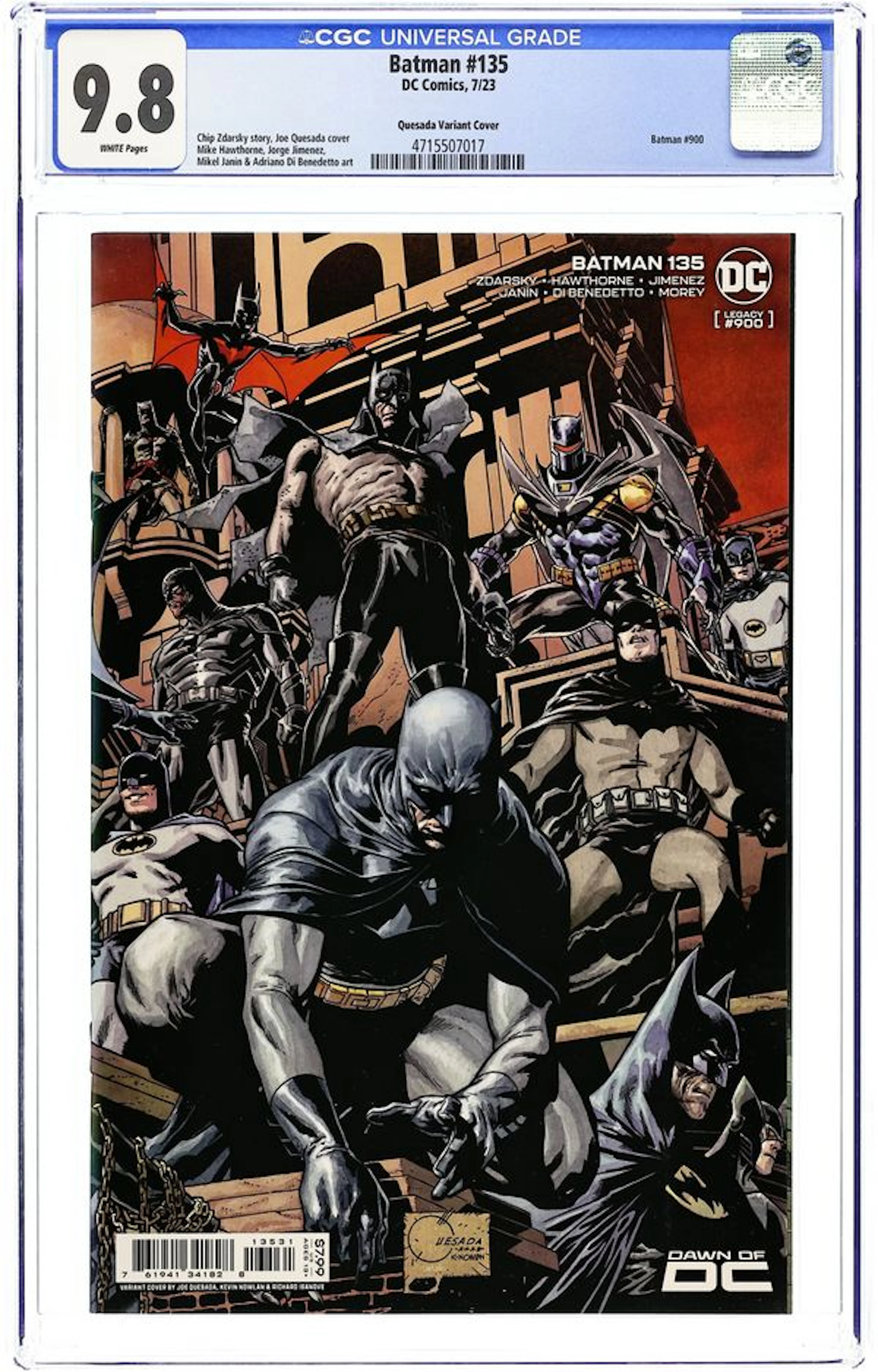 Batman (2016 3rd Series) 135C CGC 9.8