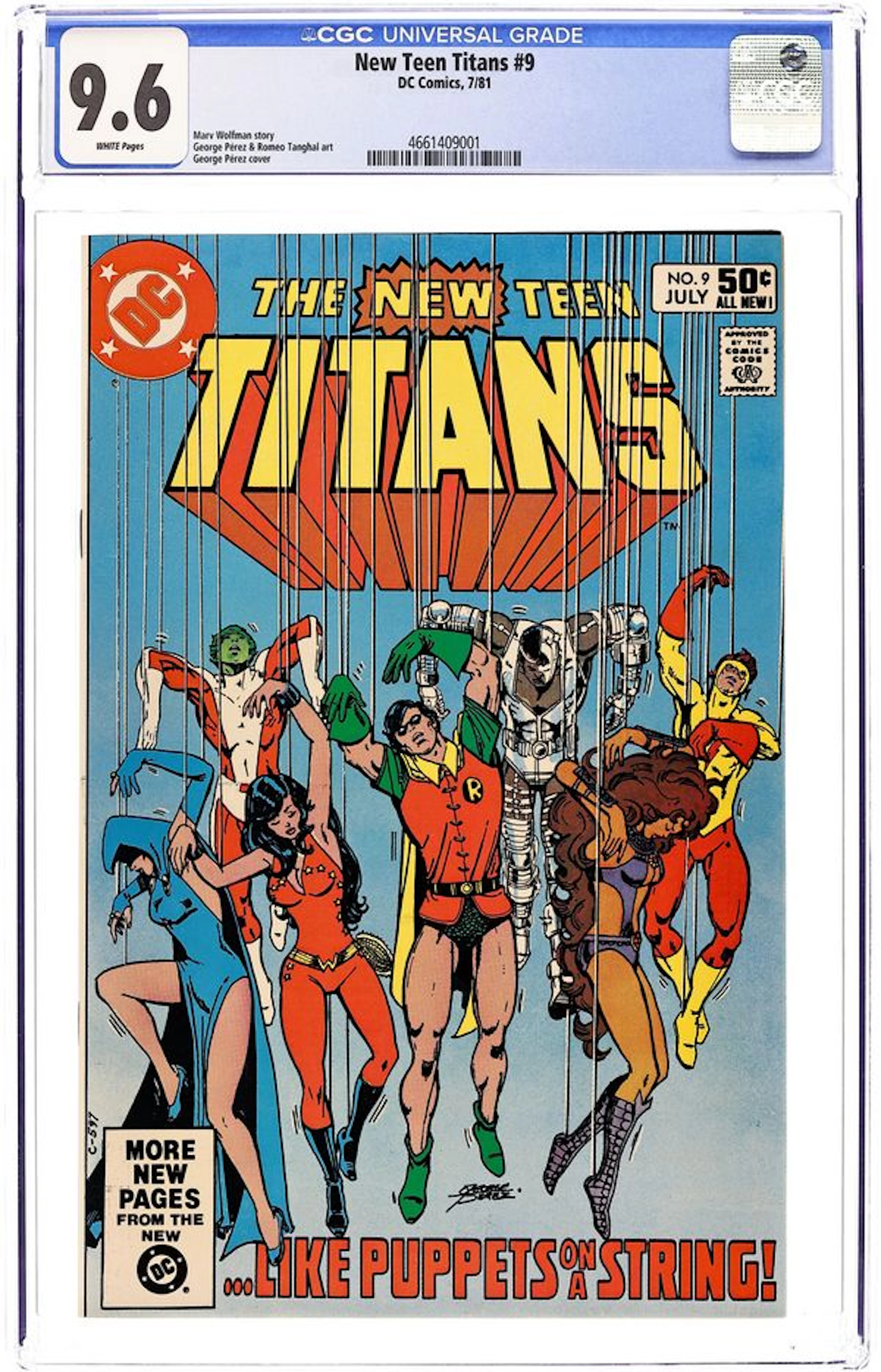 New Teen Titans (1980) (Tales of ...) 9 CGC 9.6