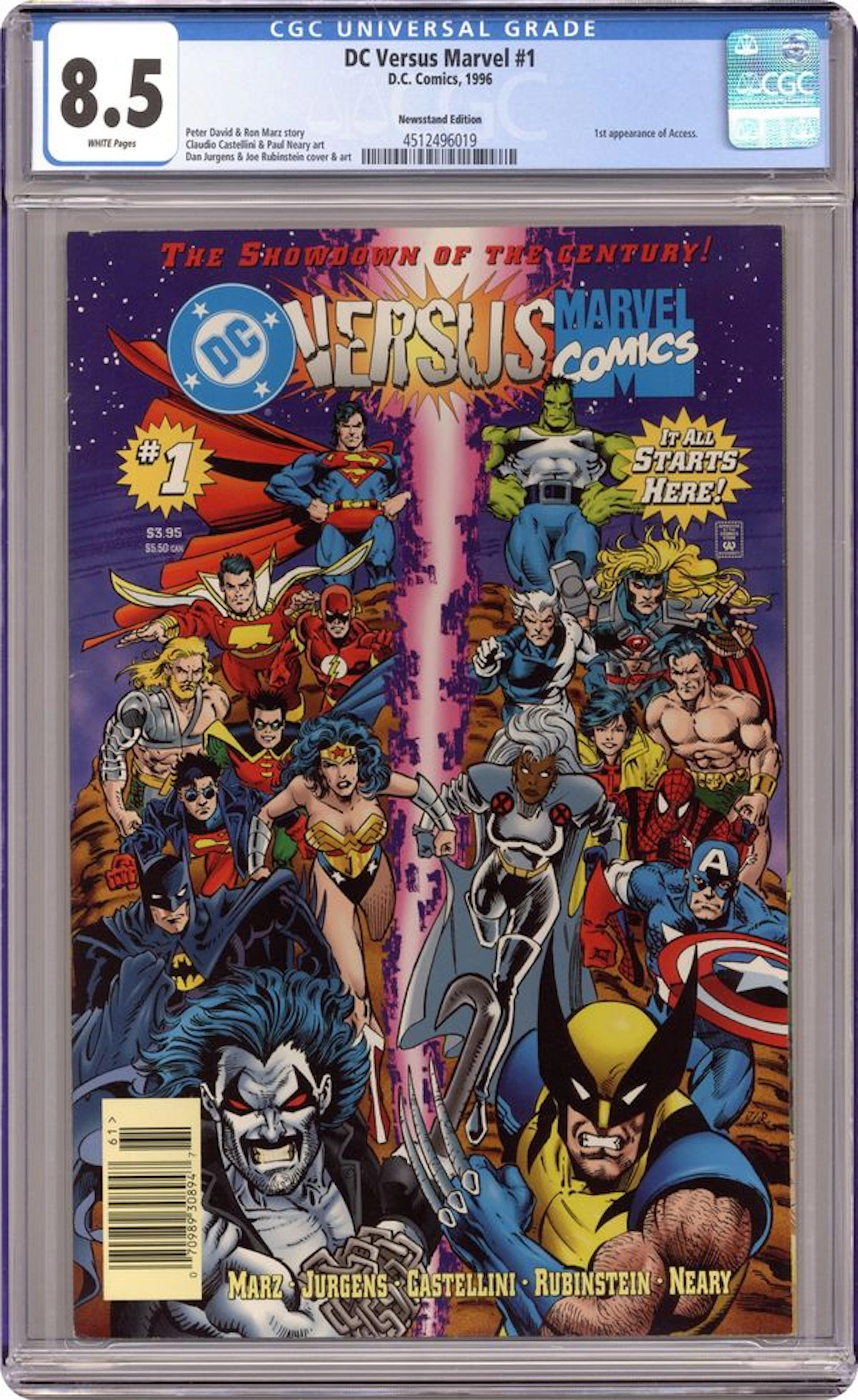 Marvel vs. DC (1996) 1N CGC 8.5
