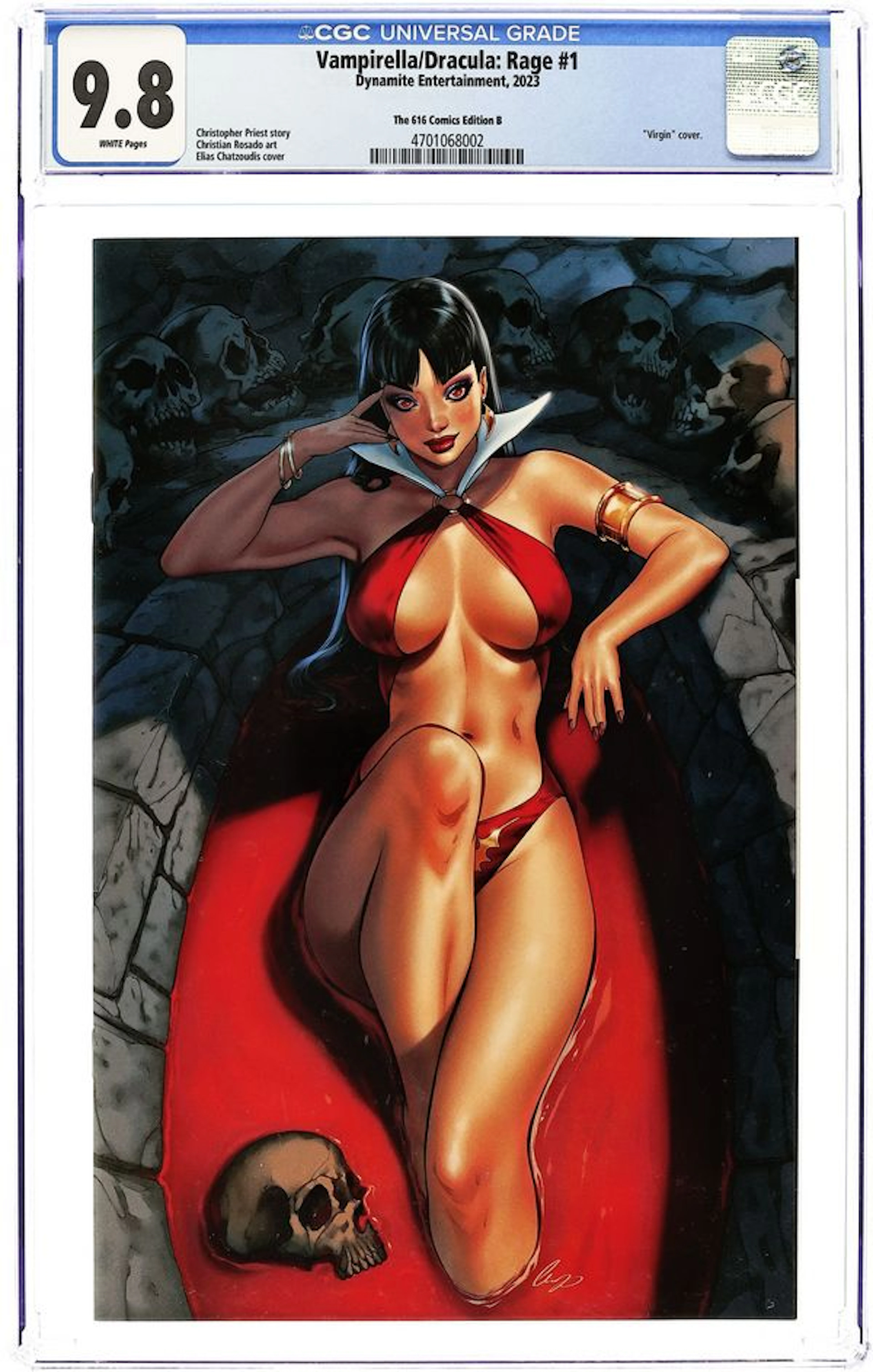 Vampirella Dracula Rage (2023 Dynamite) 1THE616.B CGC 9.8