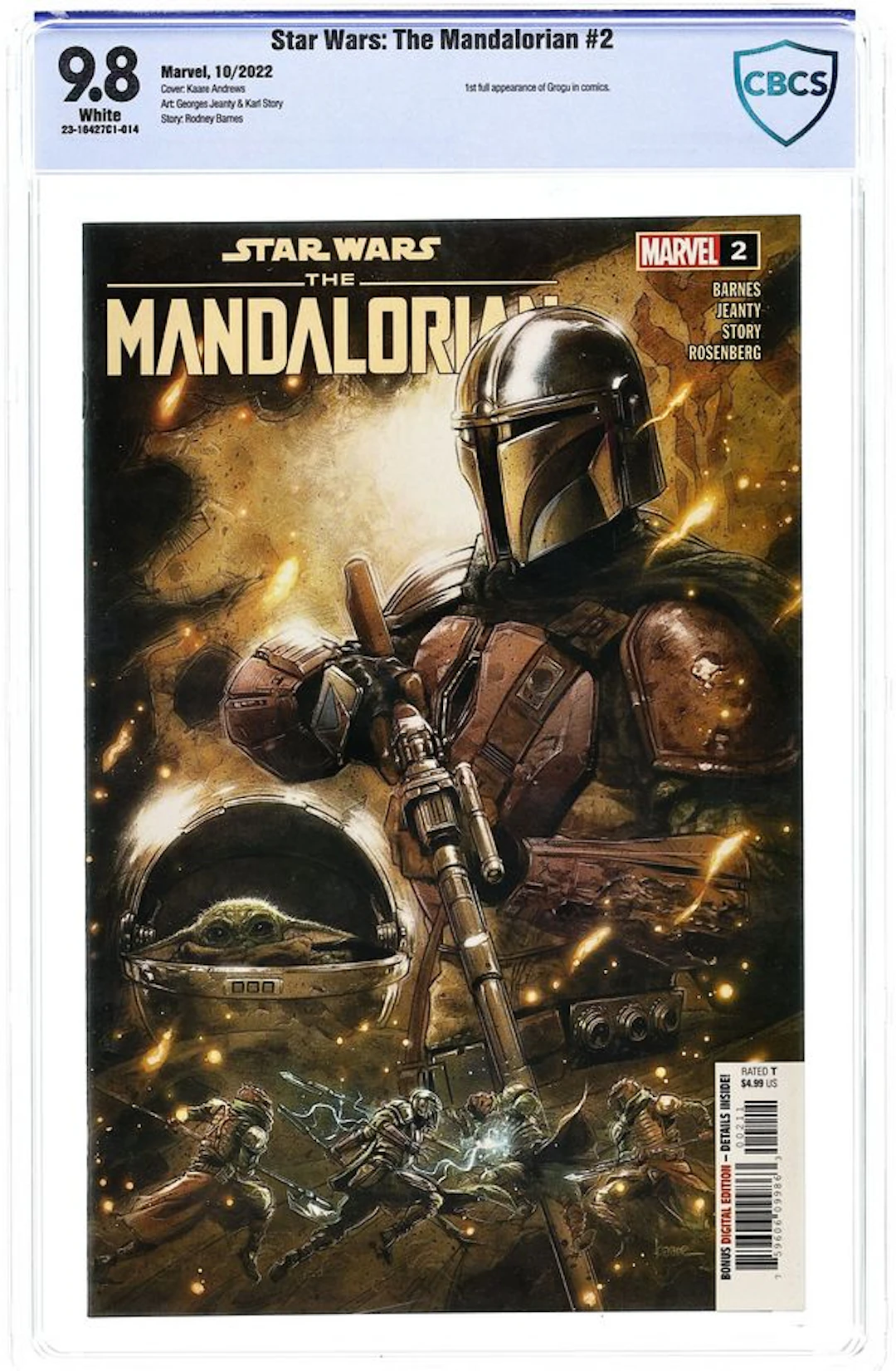 Star Wars The Mandalorian (2022 Marvel) 2A CBCS 9.8