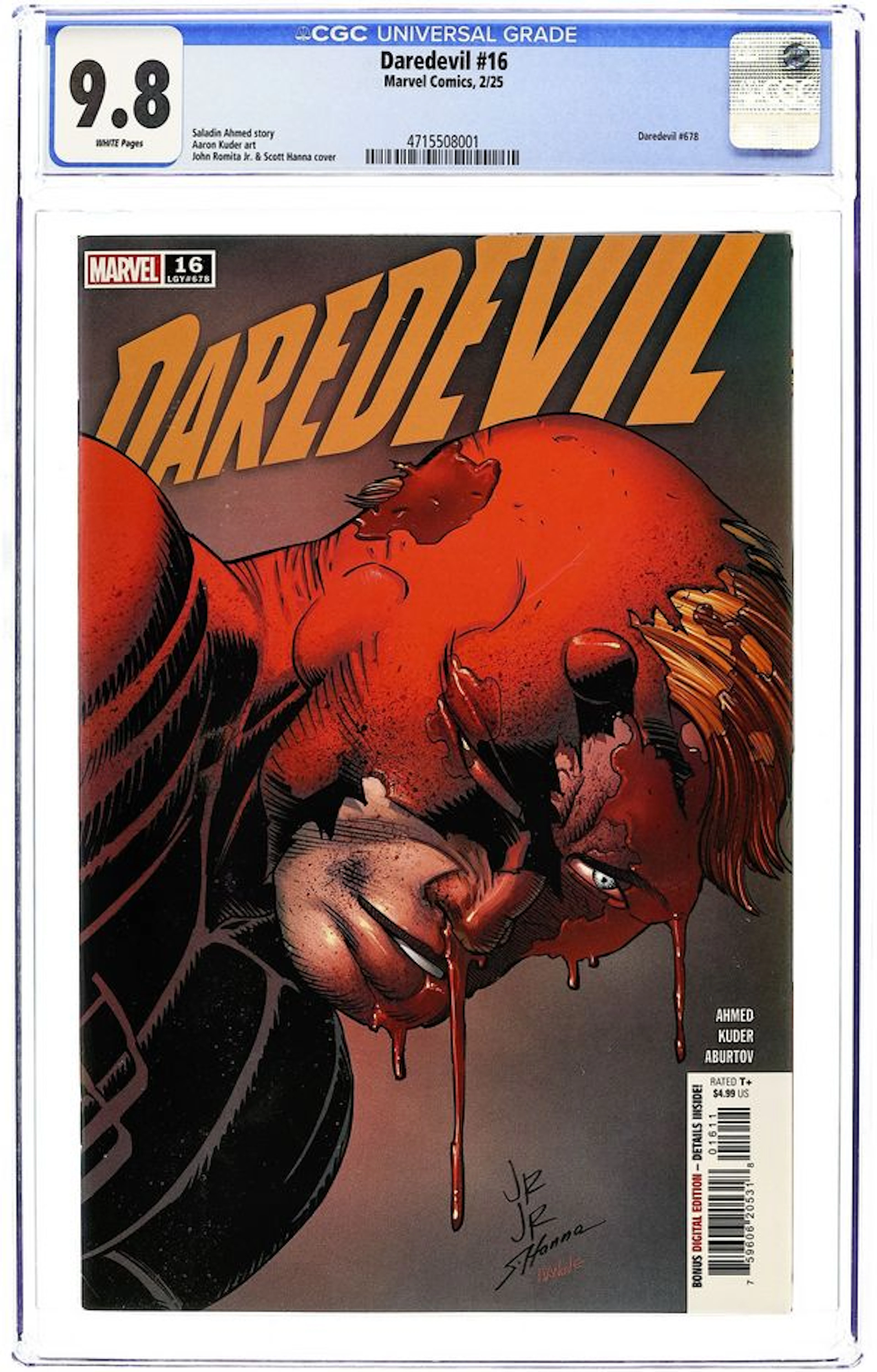 Daredevil (2023 Marvel) 16A CGC 9.8