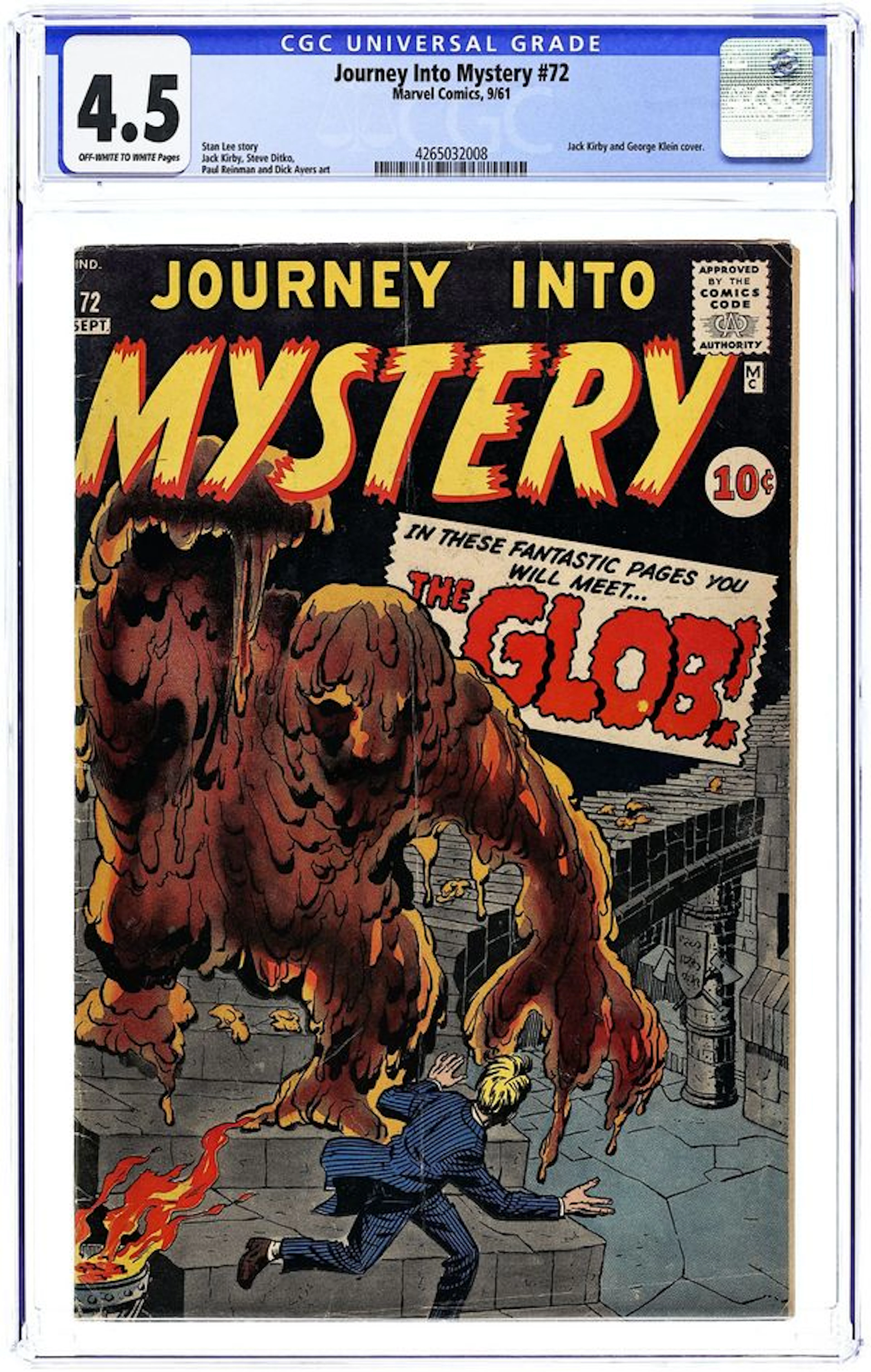 Journey into Mystery (1952) 72 CGC 4.5