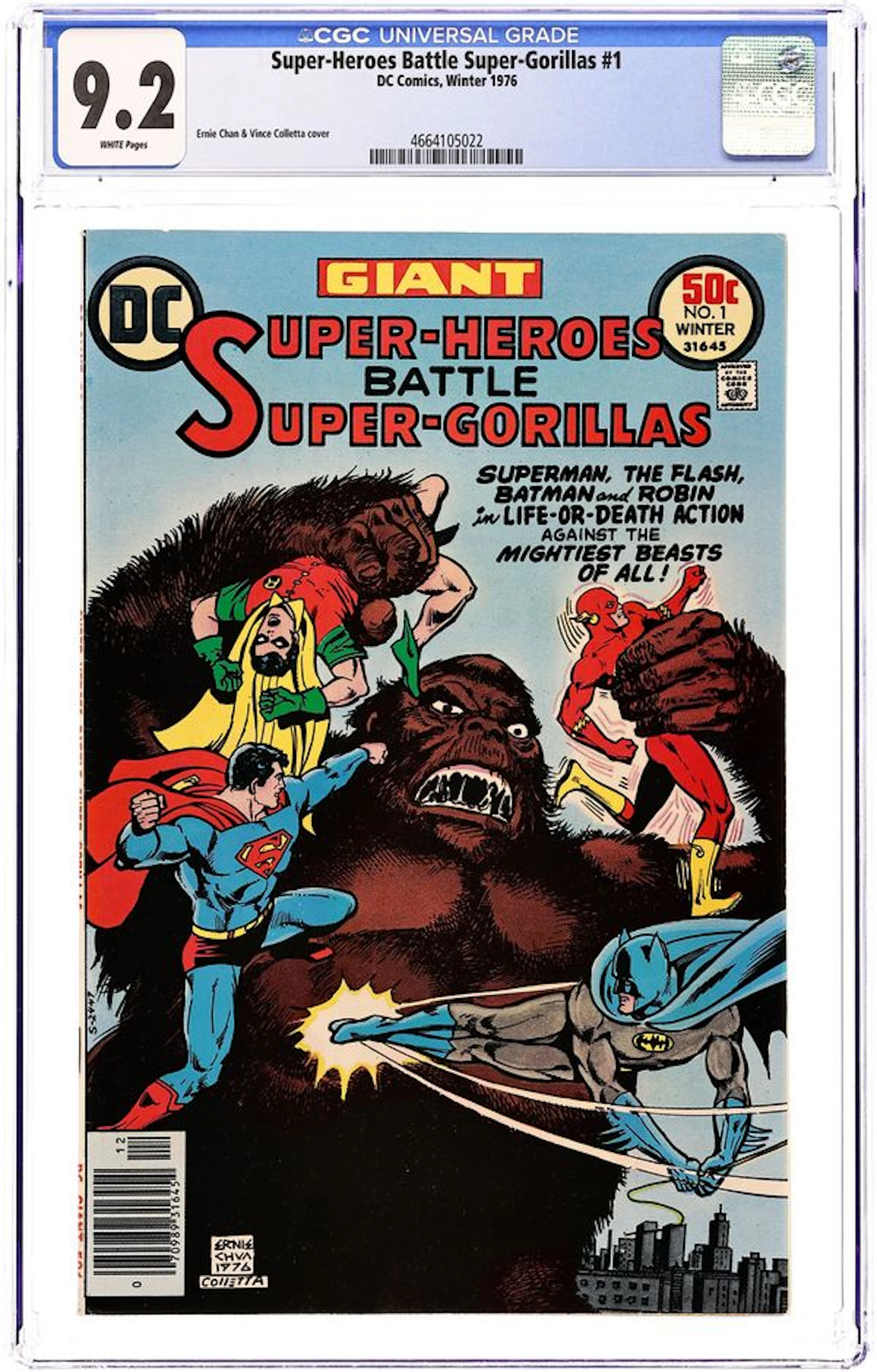 Super Heroes Battle Super Gorillas (1976) 1 CGC 9.2