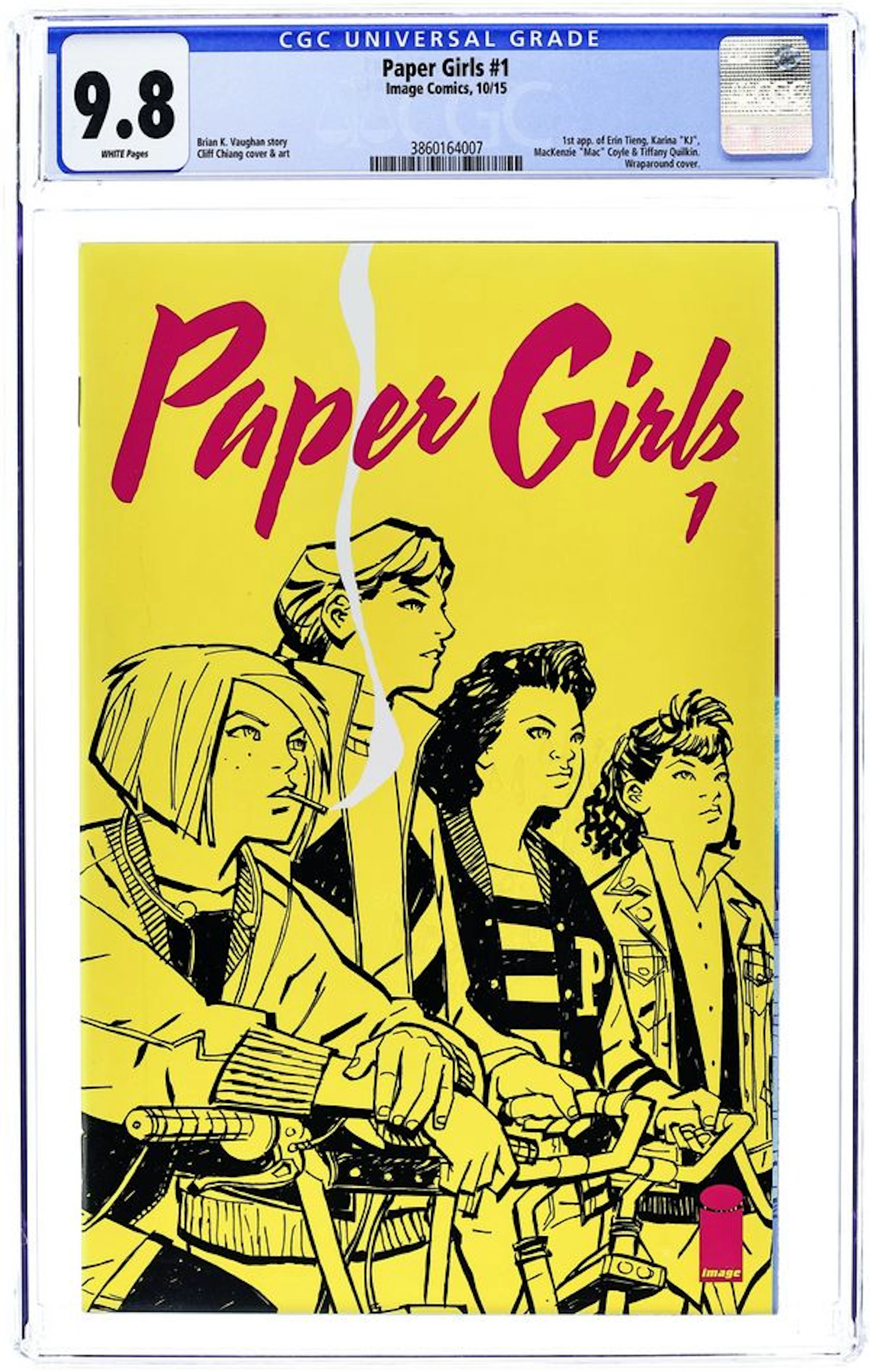 Paper Girls (2015 Image) 1 CGC 9.8