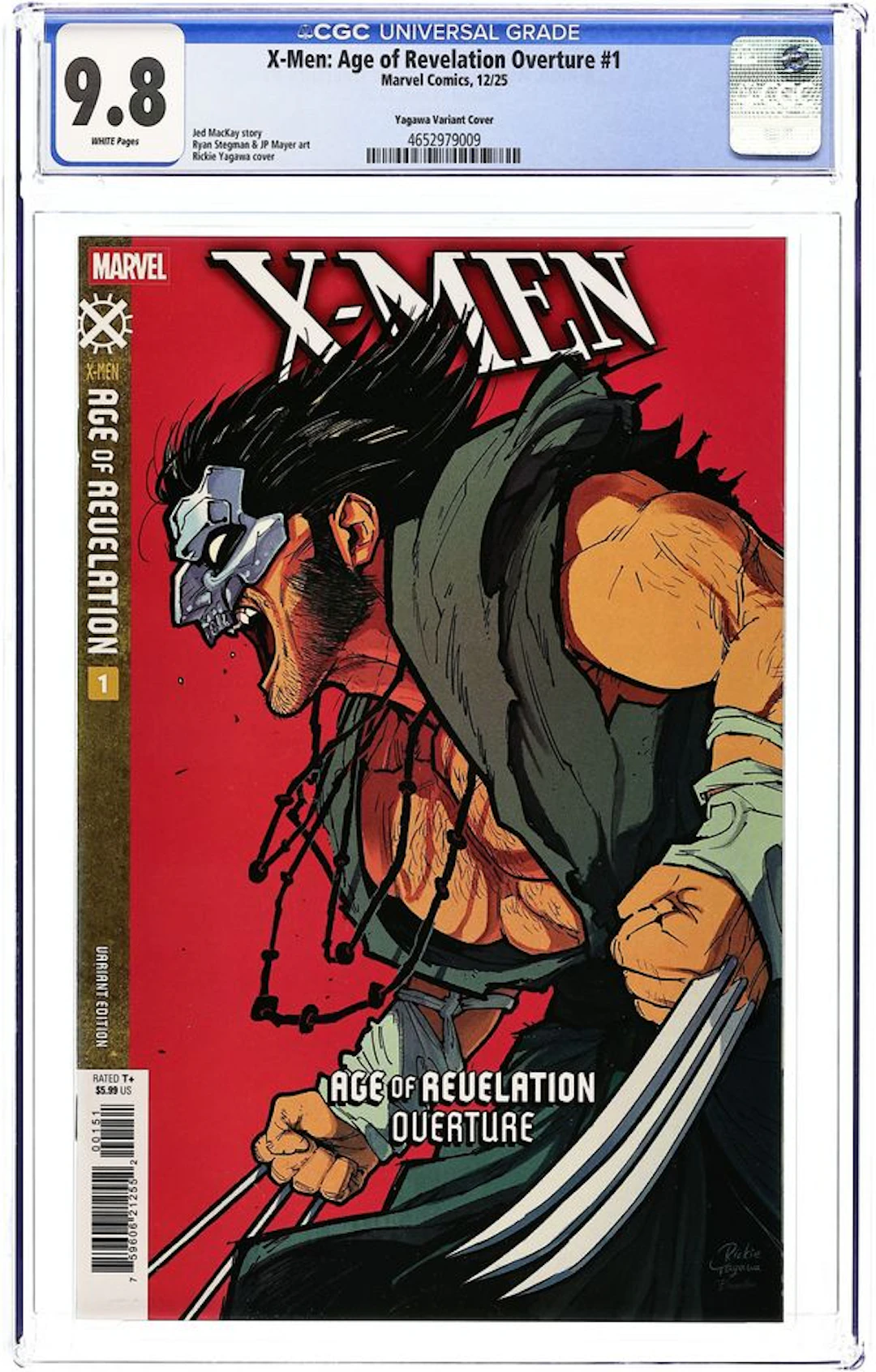 X-Men Age of Revelation Overture (2025 Marvel) 1E CGC 9.8
