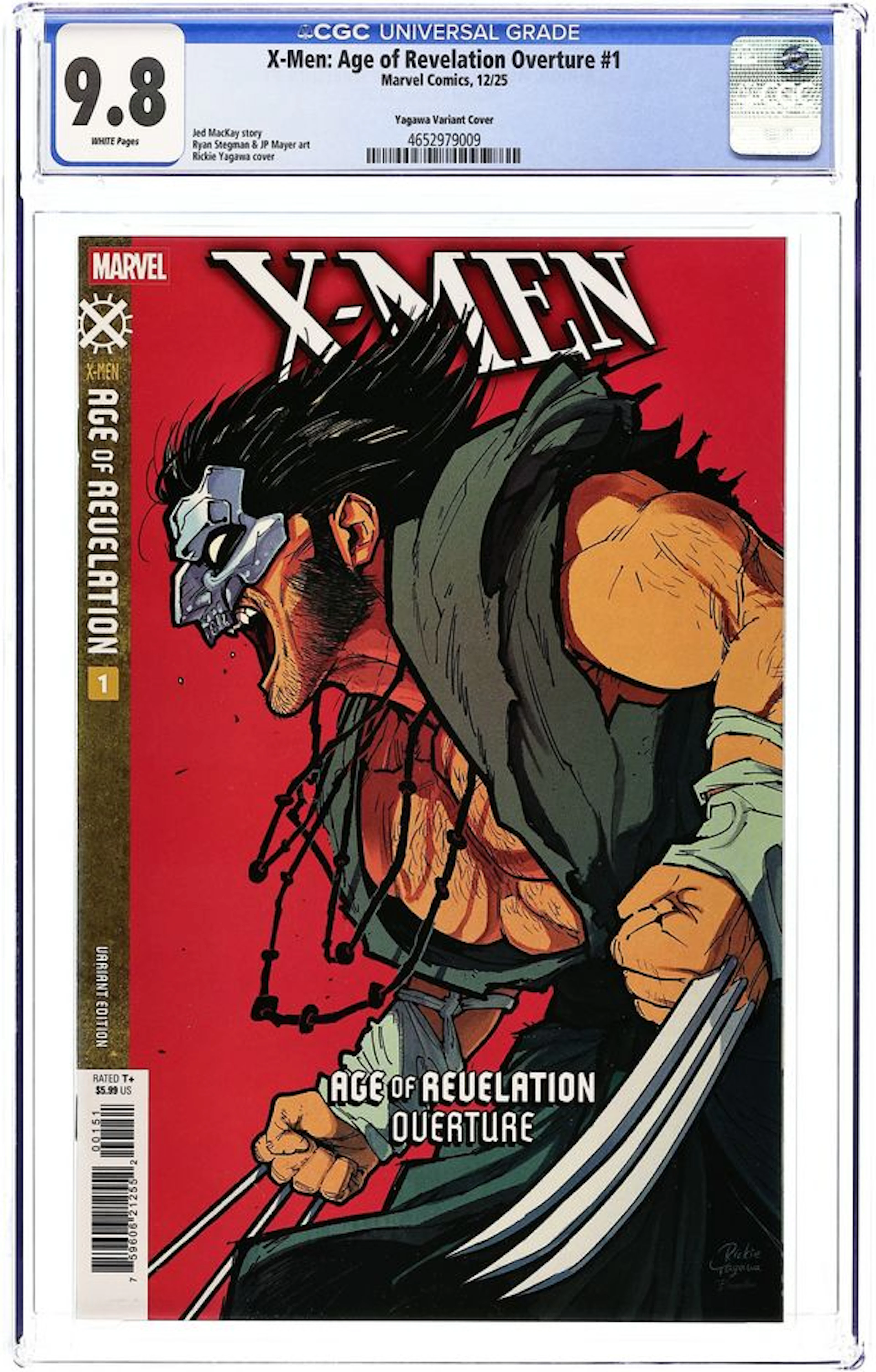 X-Men Age of Revelation Overture (2025 Marvel) 1E CGC 9.8