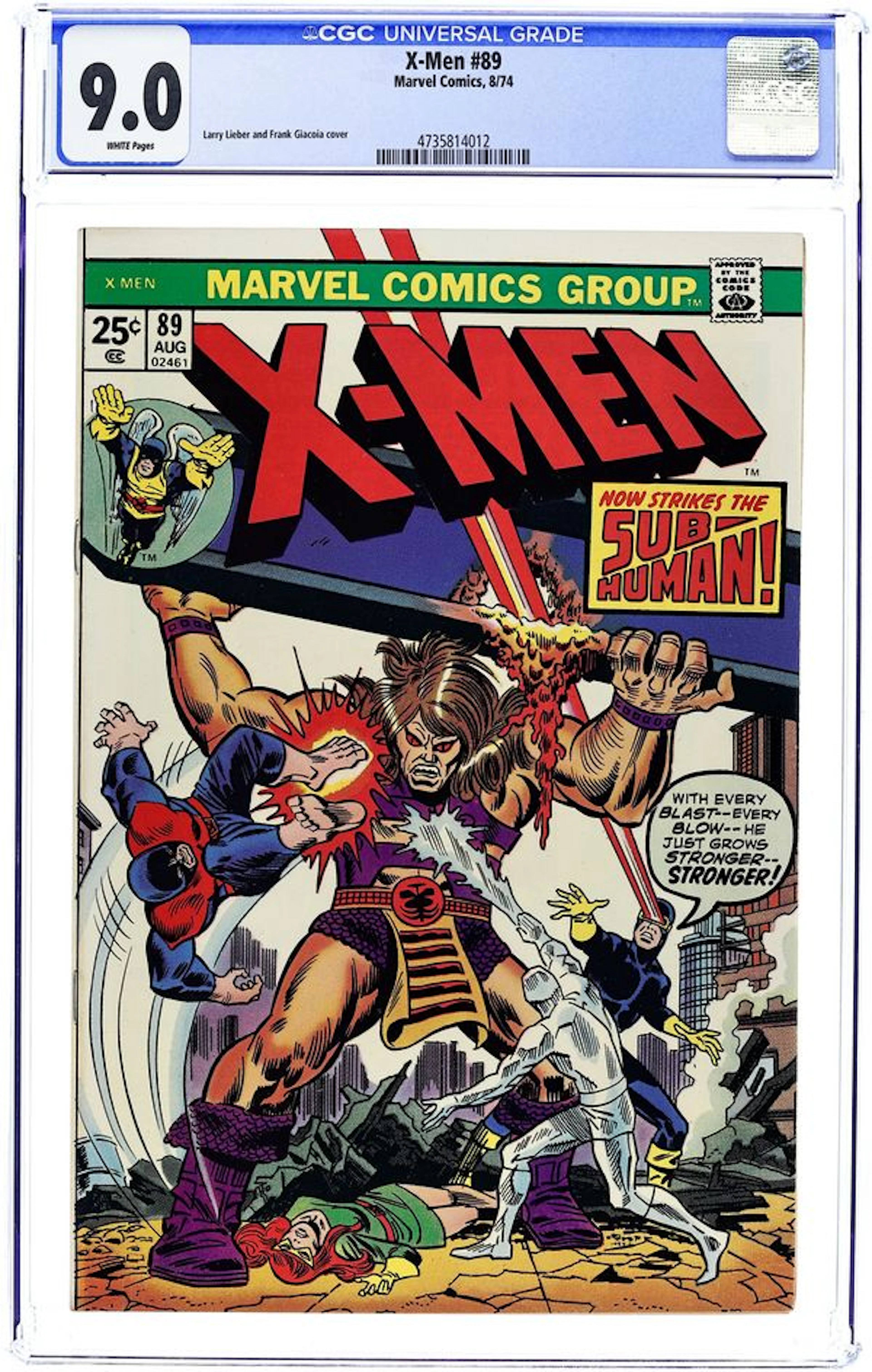 Uncanny X-Men (1963 1st Series) 89 CGC 9.0