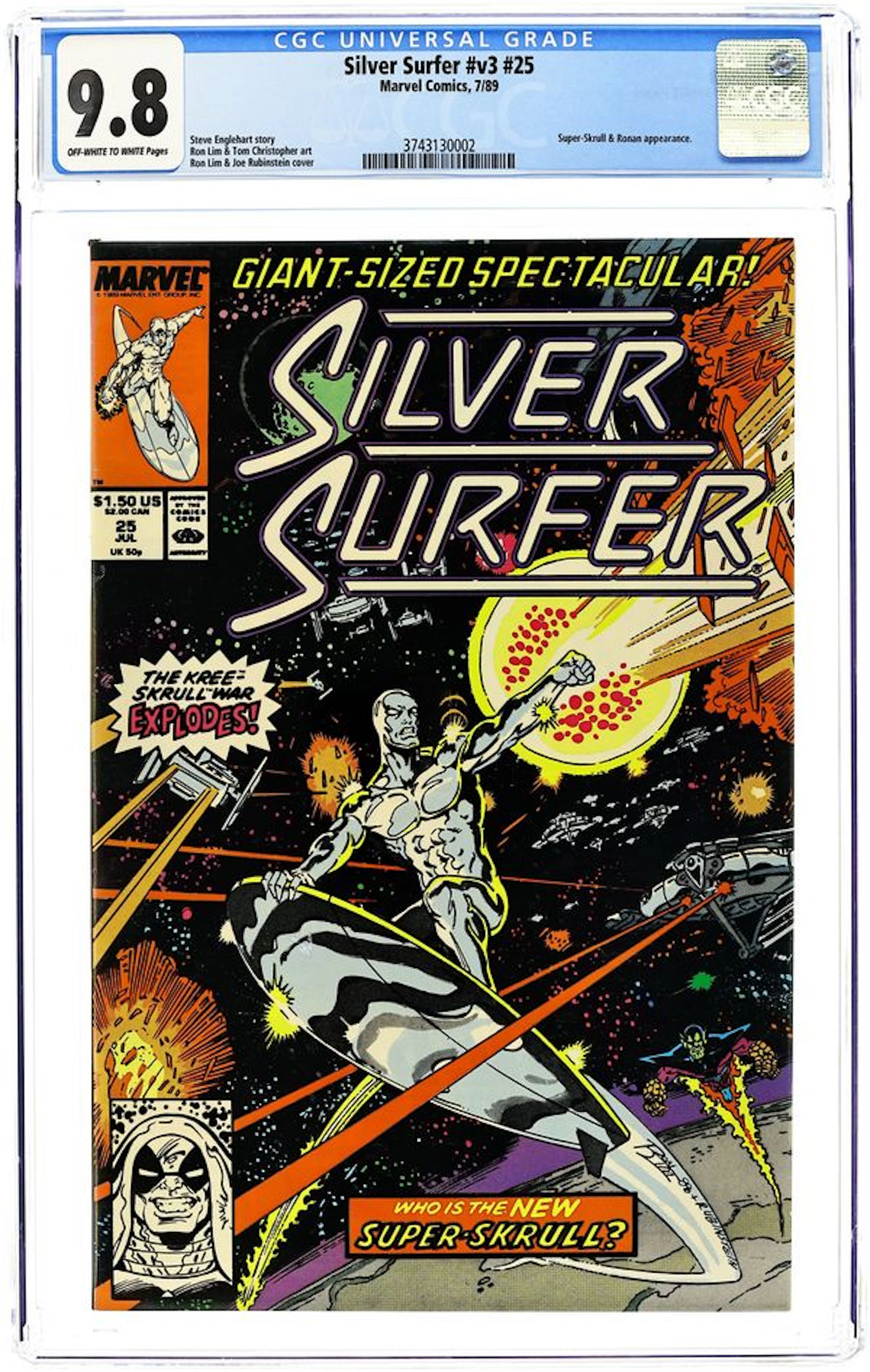Silver Surfer (1987 2nd Series) 25D CGC 9.8