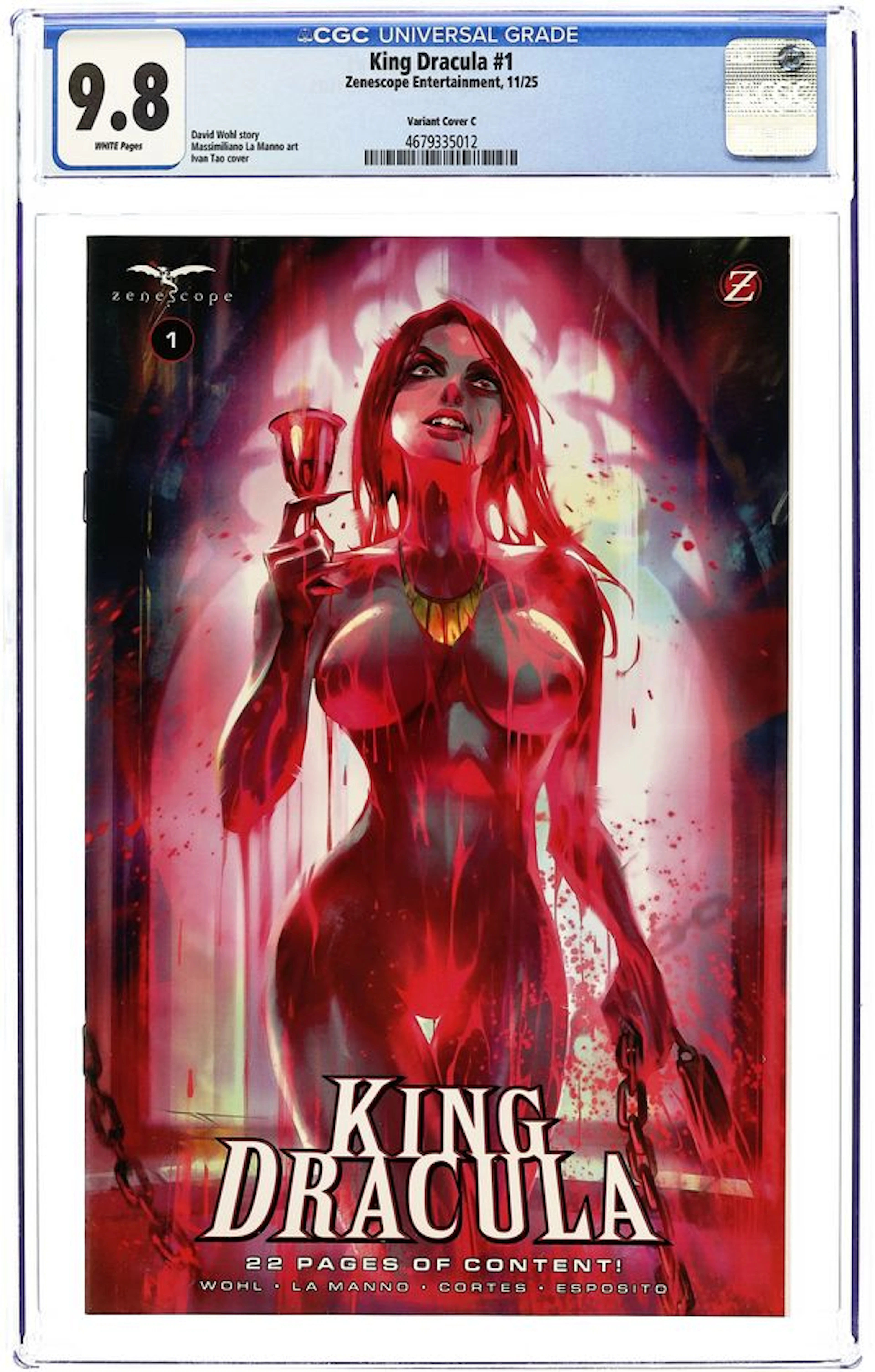 King Dracula (2025 Zenescope) 1C CGC 9.8