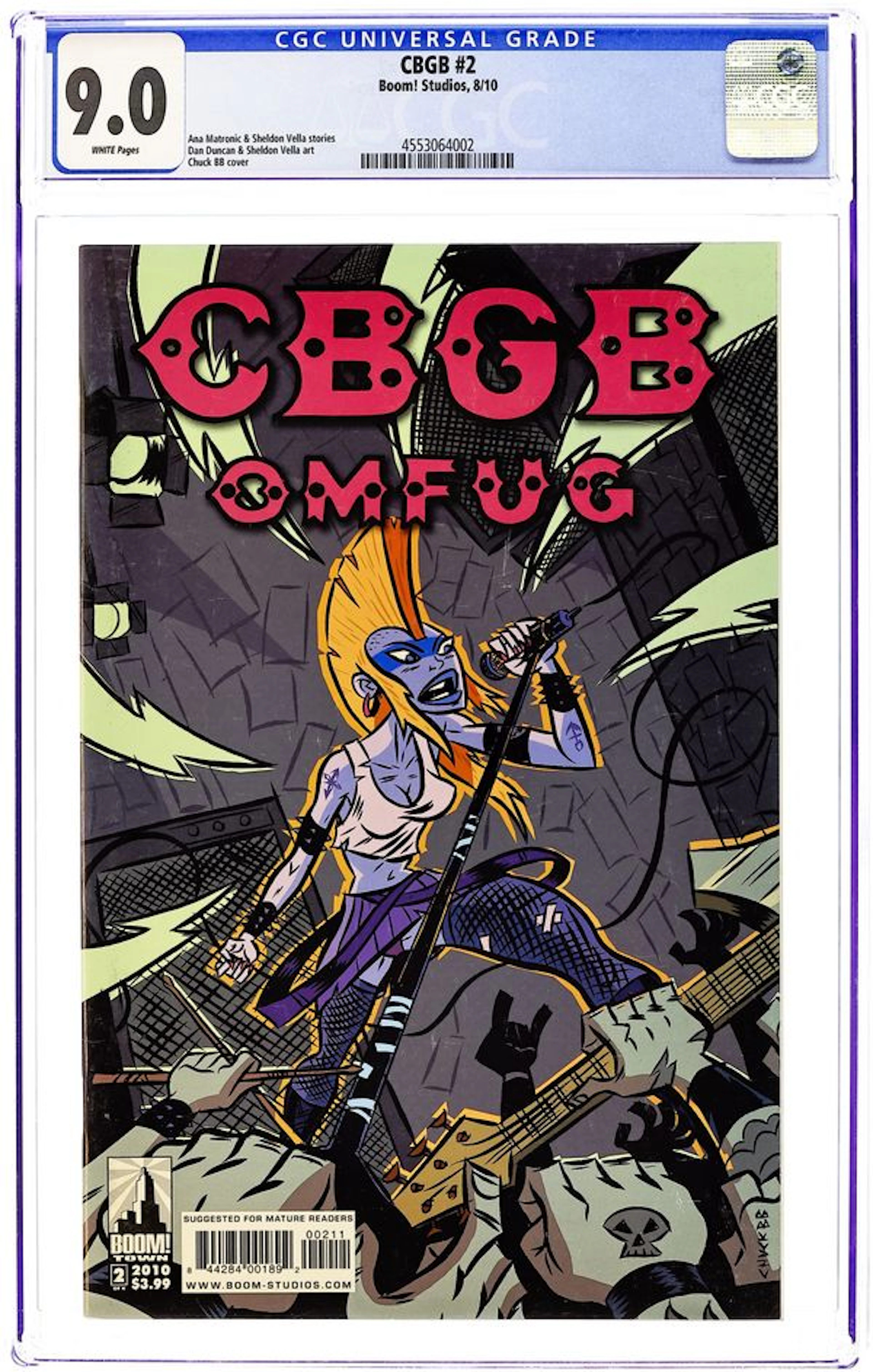 CBGB (2010 Boom Studios) 2 CGC 9.0
