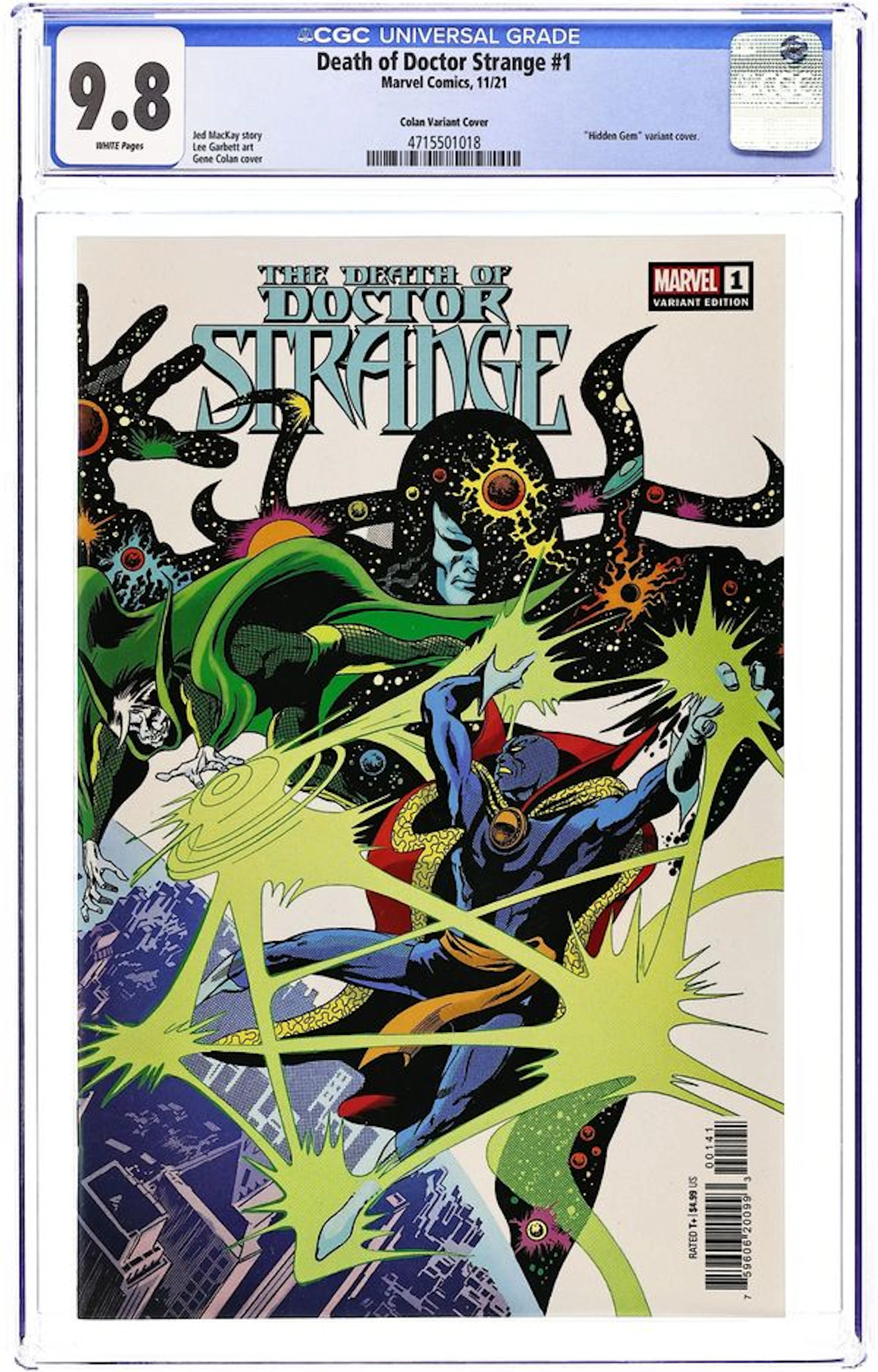 Death of Doctor Strange (2021 Marvel) 1D CGC 9.8