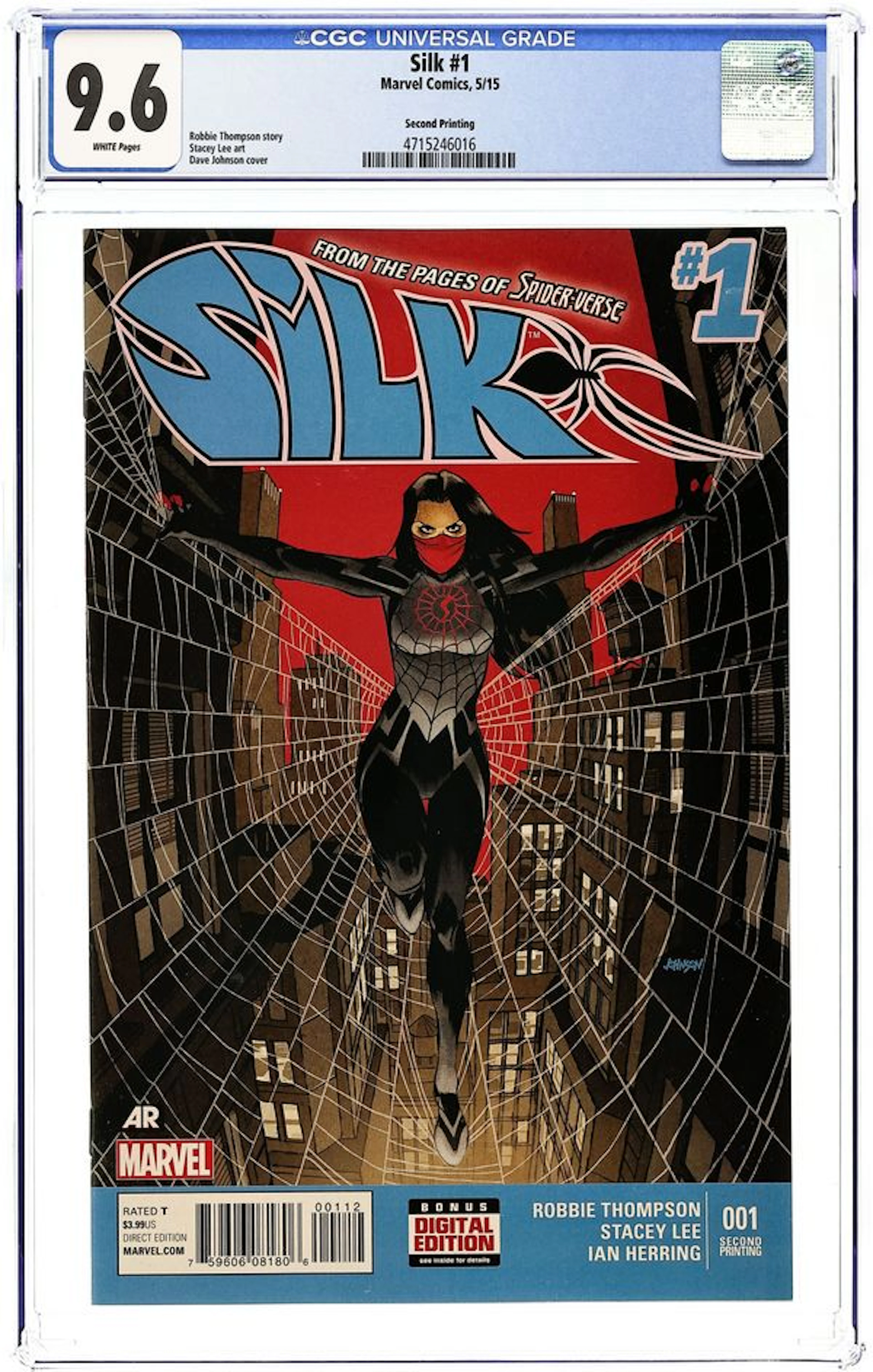 Silk (2015 1st Series) 1D CGC 9.6
