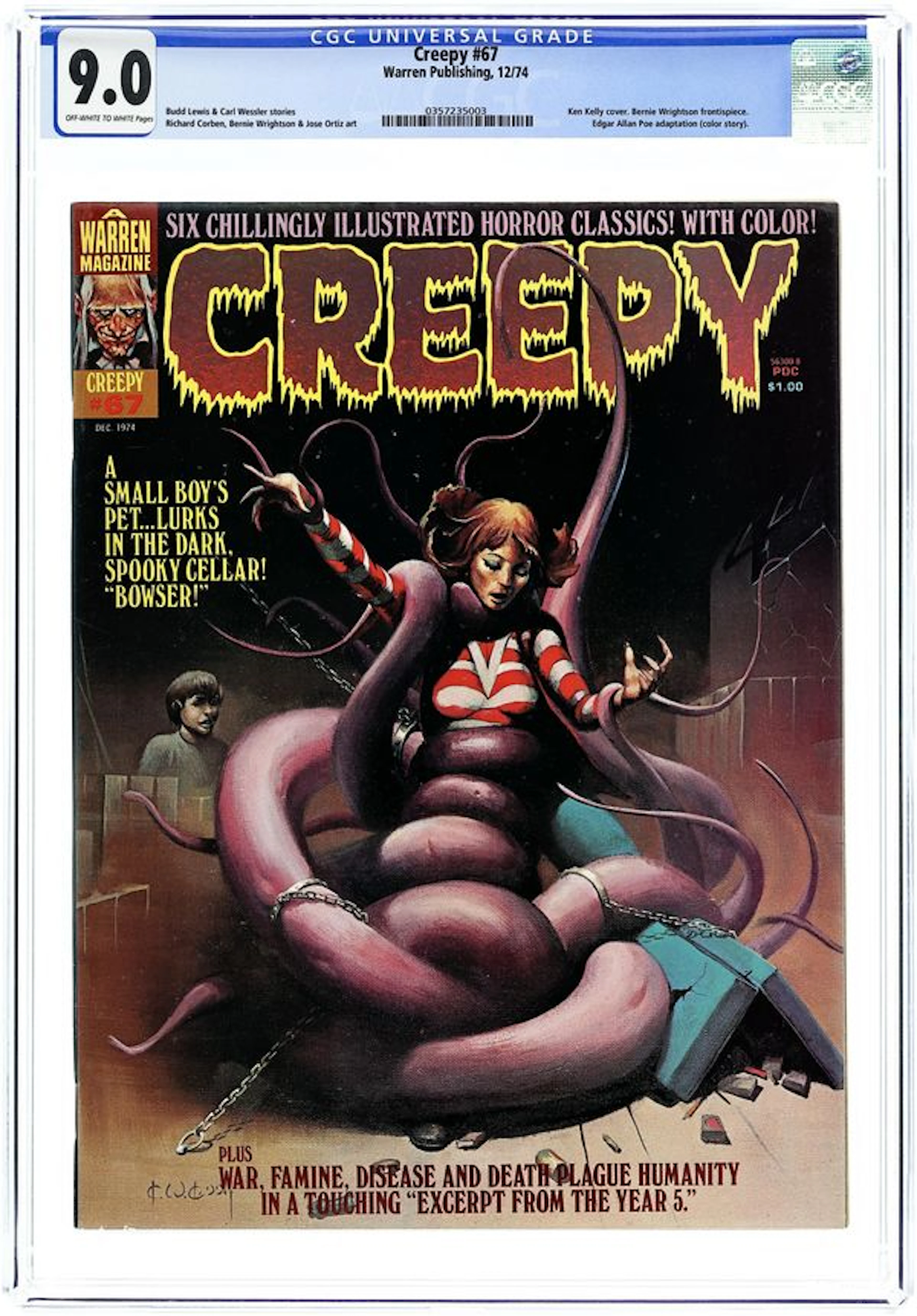 Creepy (1964 Warren) 67 CGC 9.0