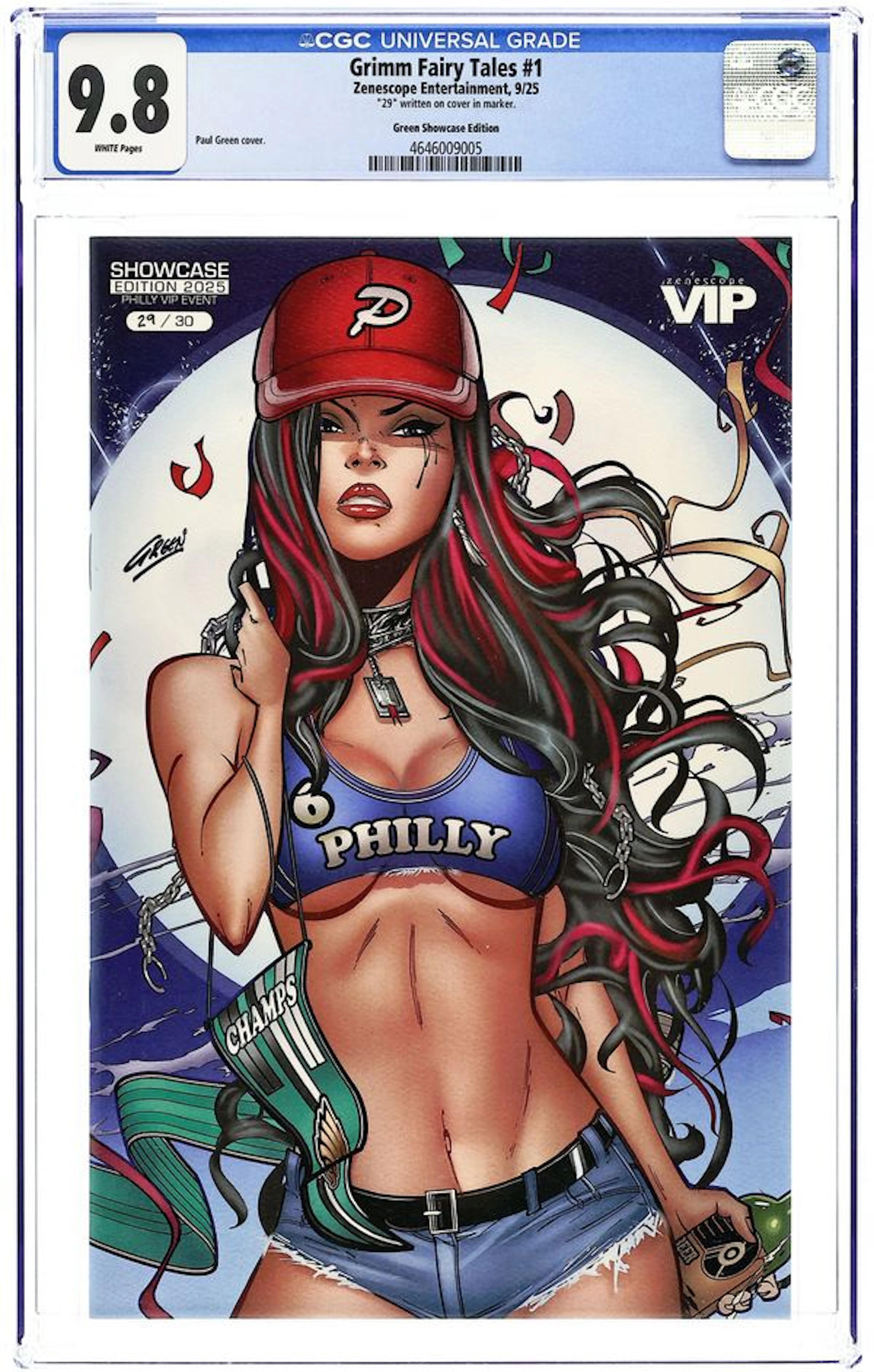 Grimm Fairy Tales (2005 Zenescope) 1SHOWCASE.GREEN.A CGC 9.8