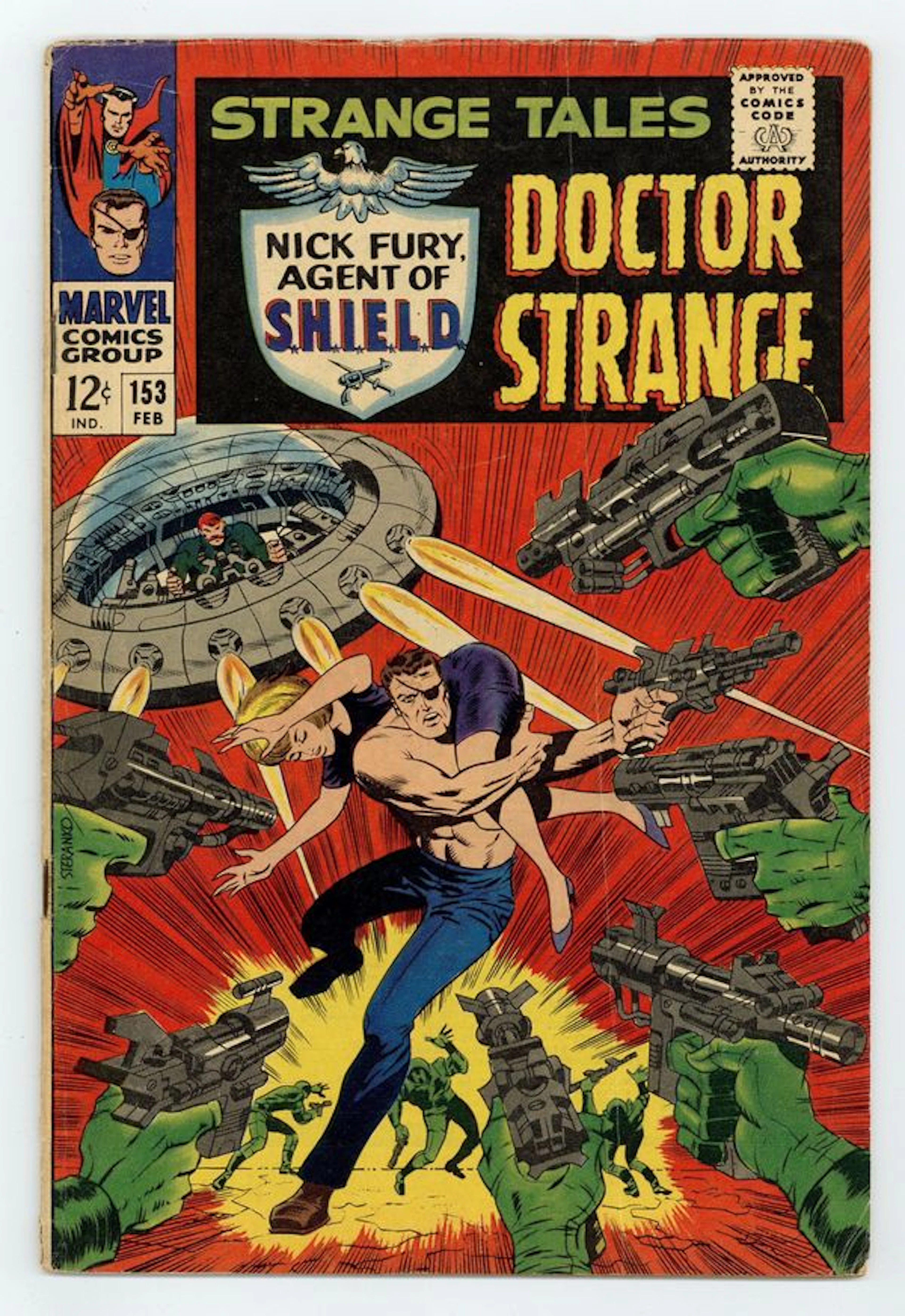 Strange Tales (1951 1st Series) 153 GD+ 2.5