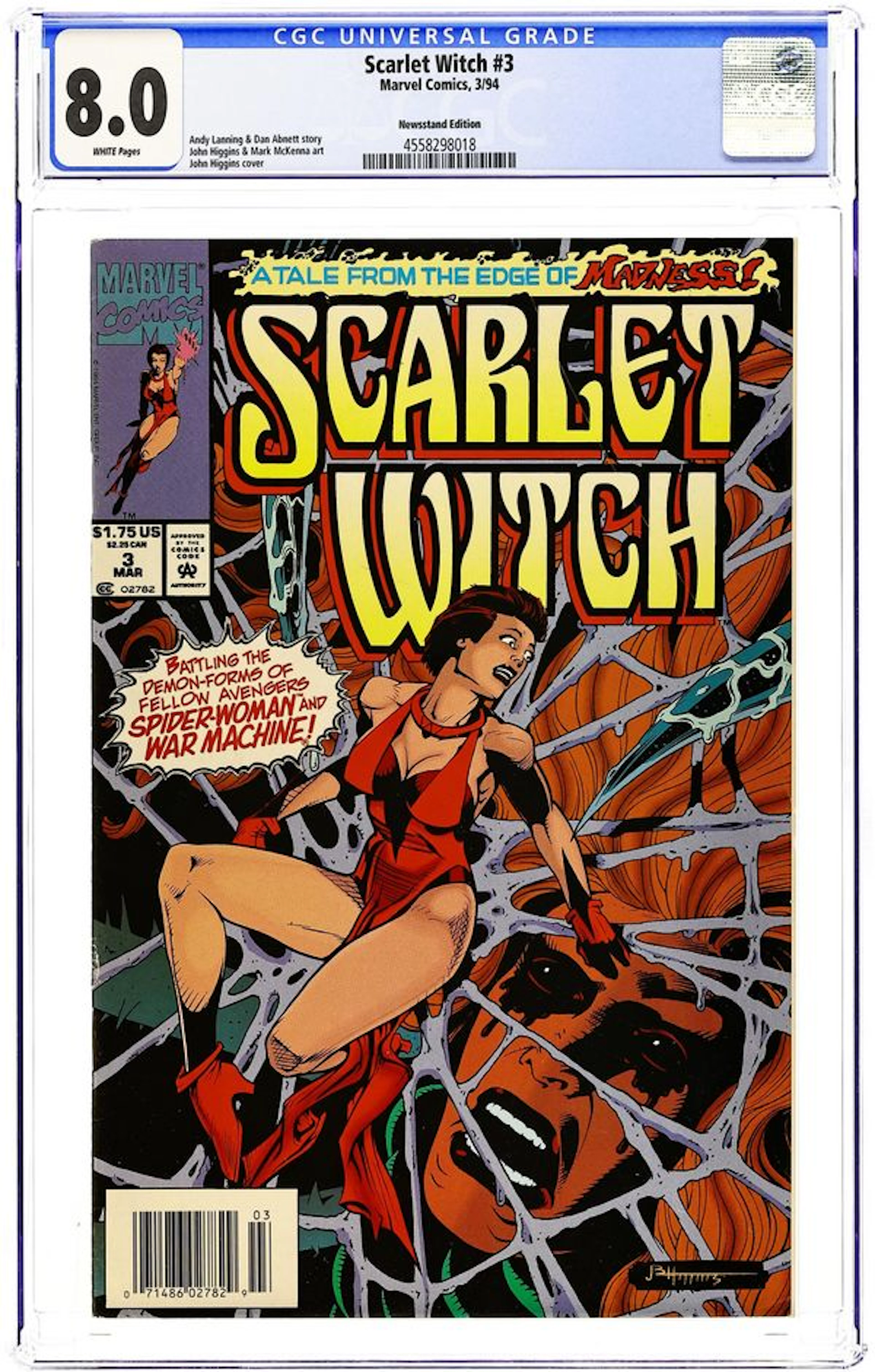 Scarlet Witch (1994 Marvel) 3N CGC 8.0