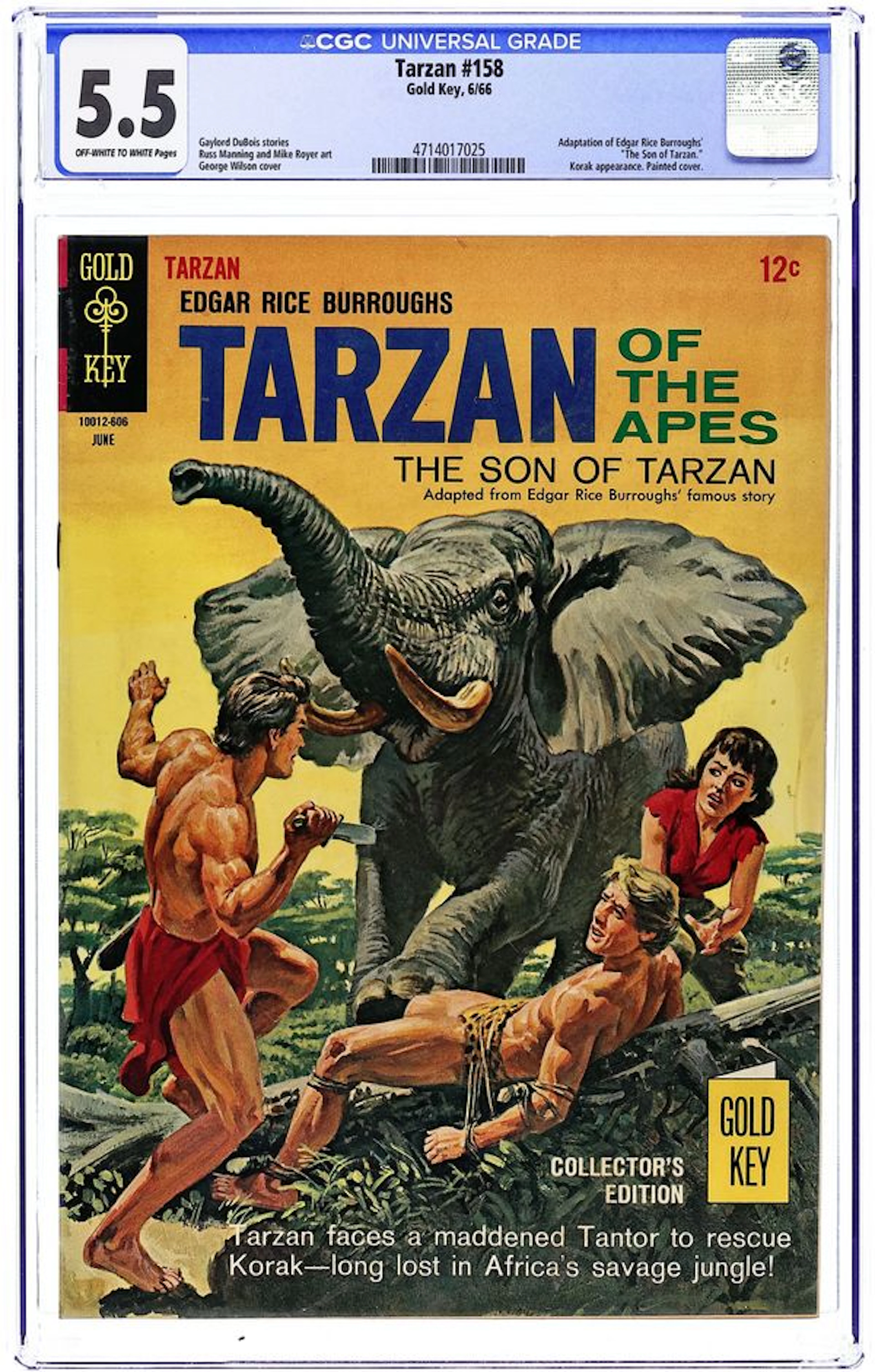 Tarzan (1948-1972 Dell/Gold Key) 158 CGC 5.5