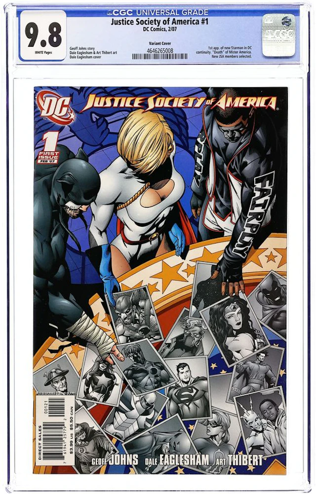Justice Society of America (2006 3rd Series) 1B CGC 9.8