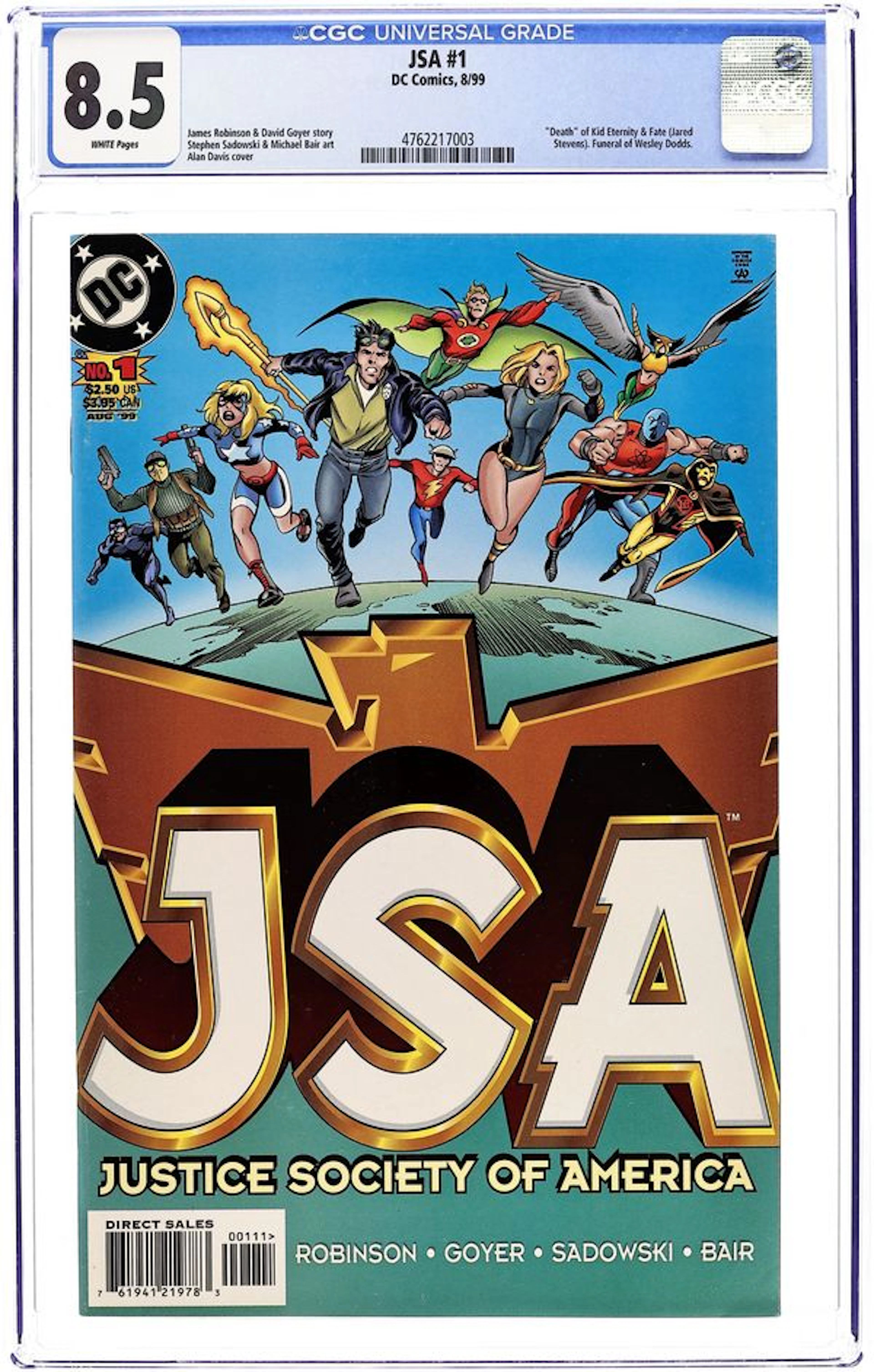 JSA (1999) 1 CGC 8.5