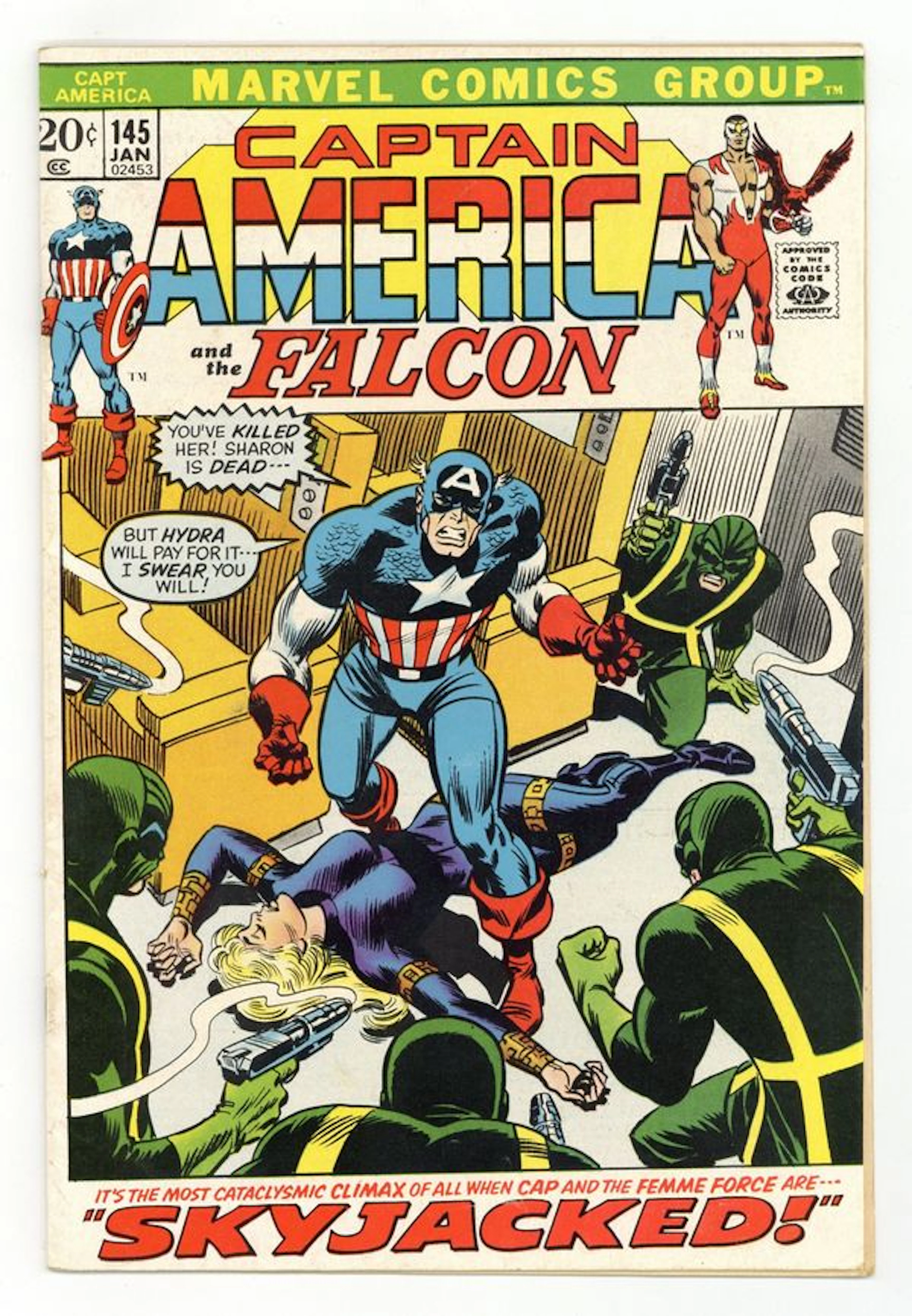 Captain America (1968 1st Series) 145 VG/FN 5.0