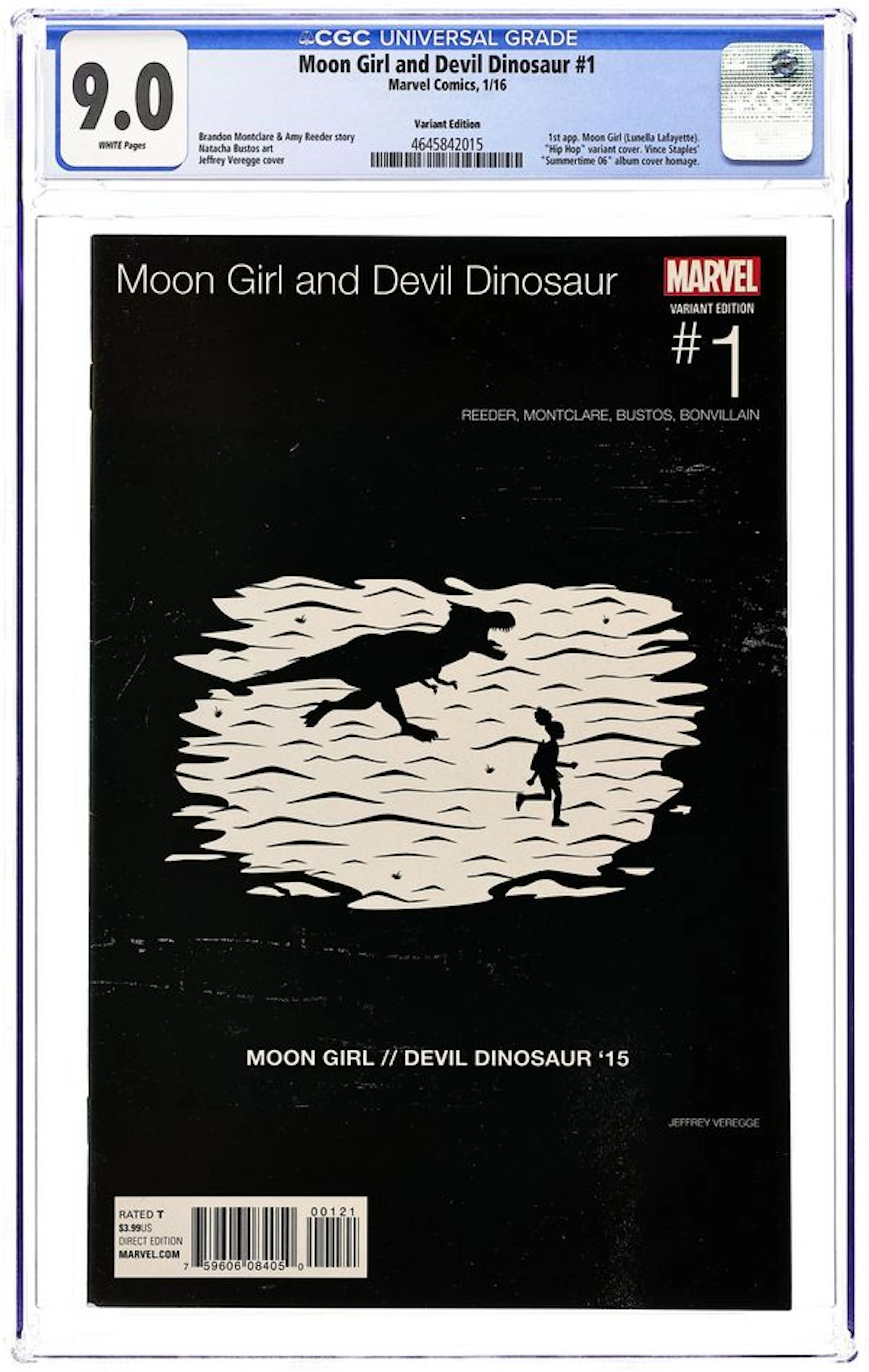 Moon Girl and Devil Dinosaur (2015) 1C CGC 9.0