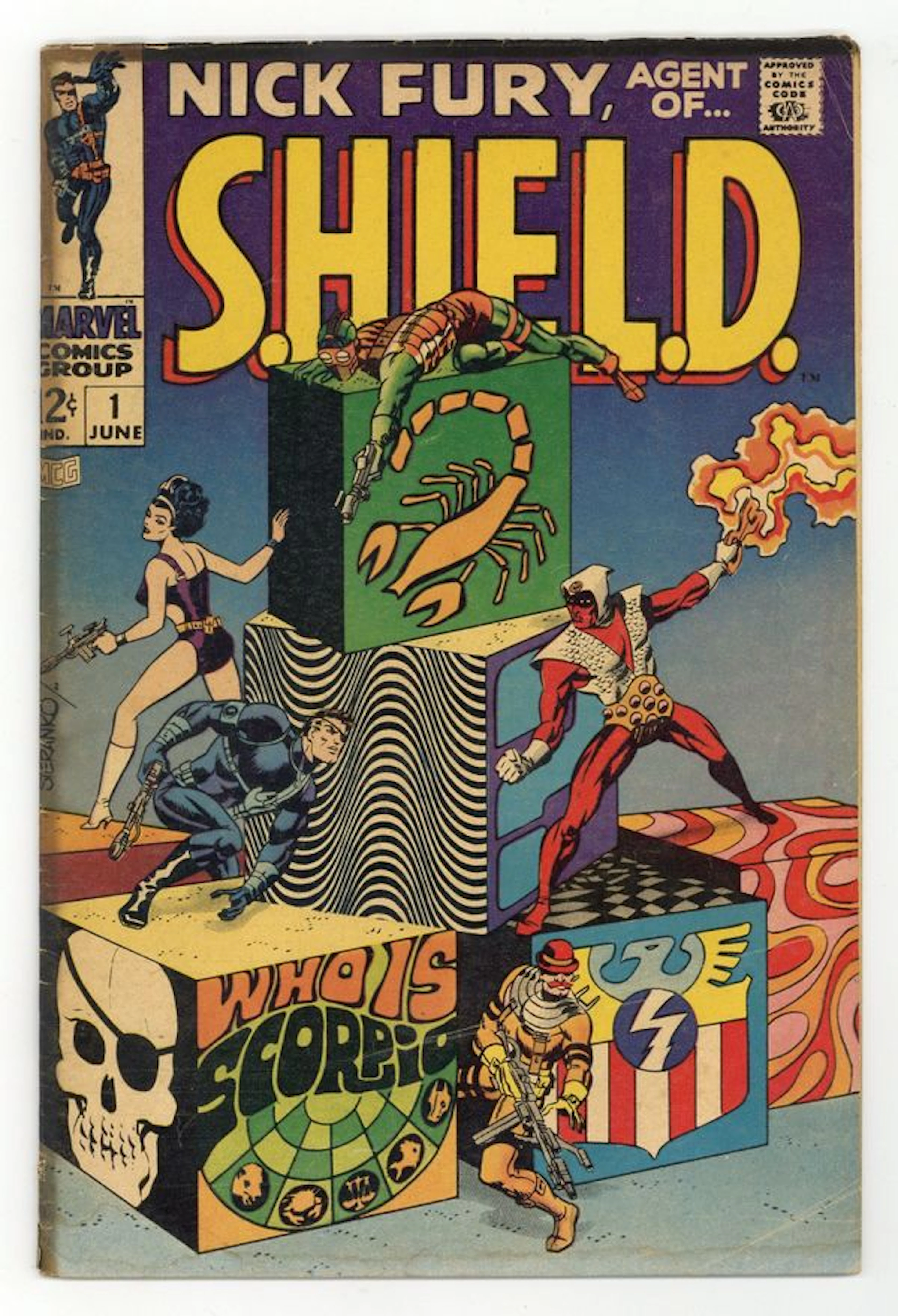 Nick Fury Agent of SHIELD (1968 1st Series) 1 GD- 1.8