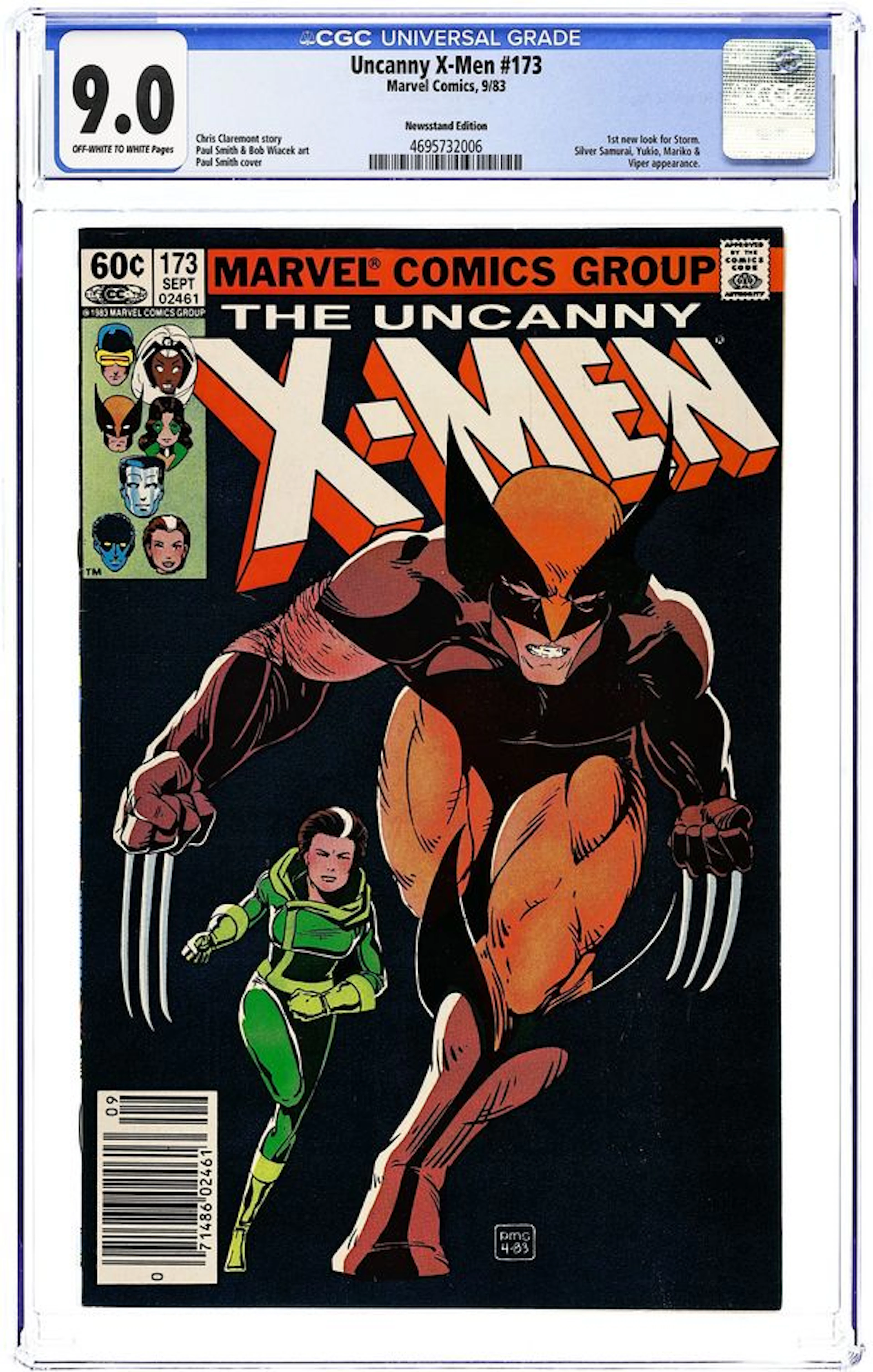 Uncanny X-Men (1963 1st Series) 173N CGC 9.0