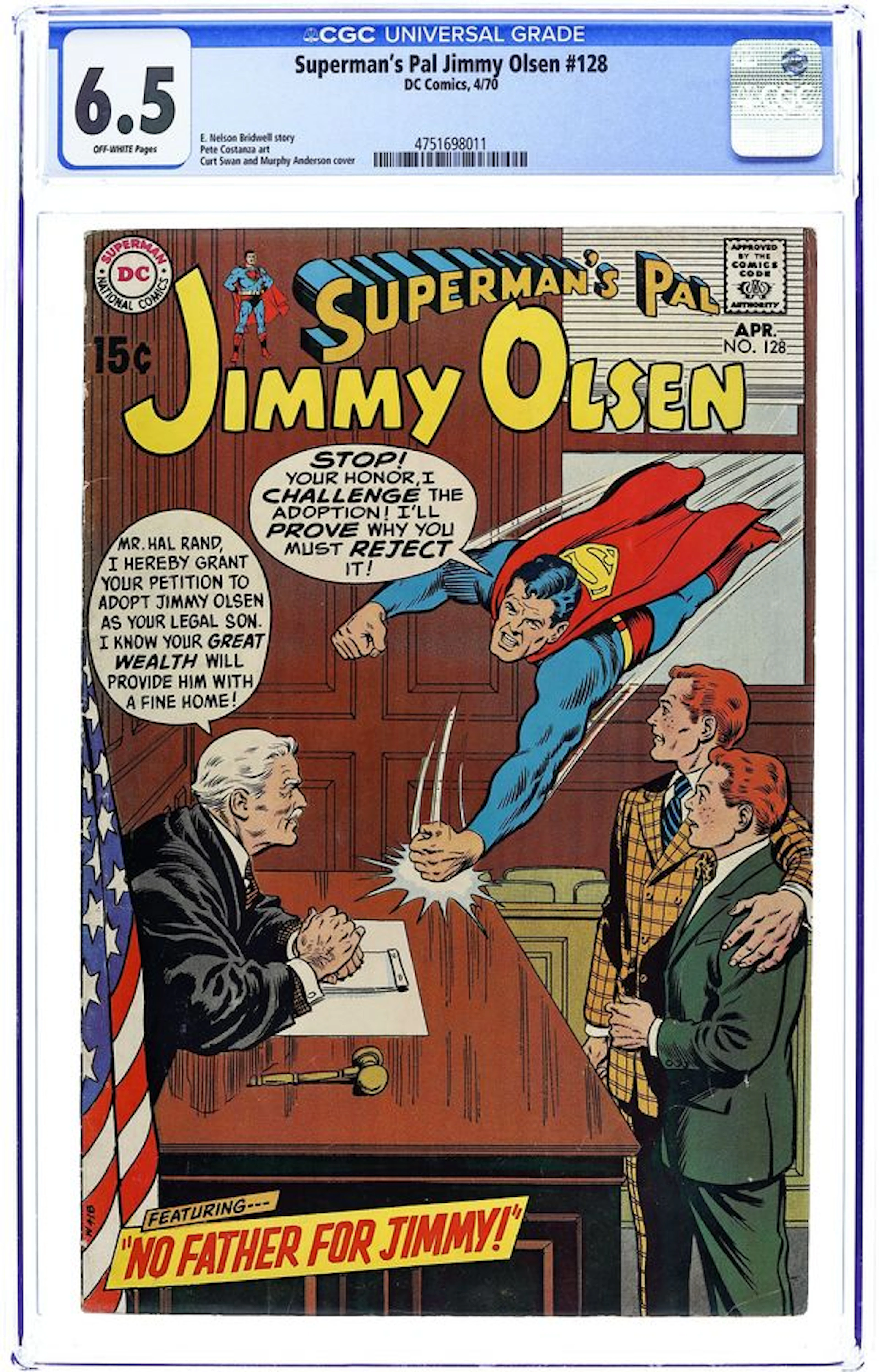Superman's Pal Jimmy Olsen (1954) 128 CGC 6.5