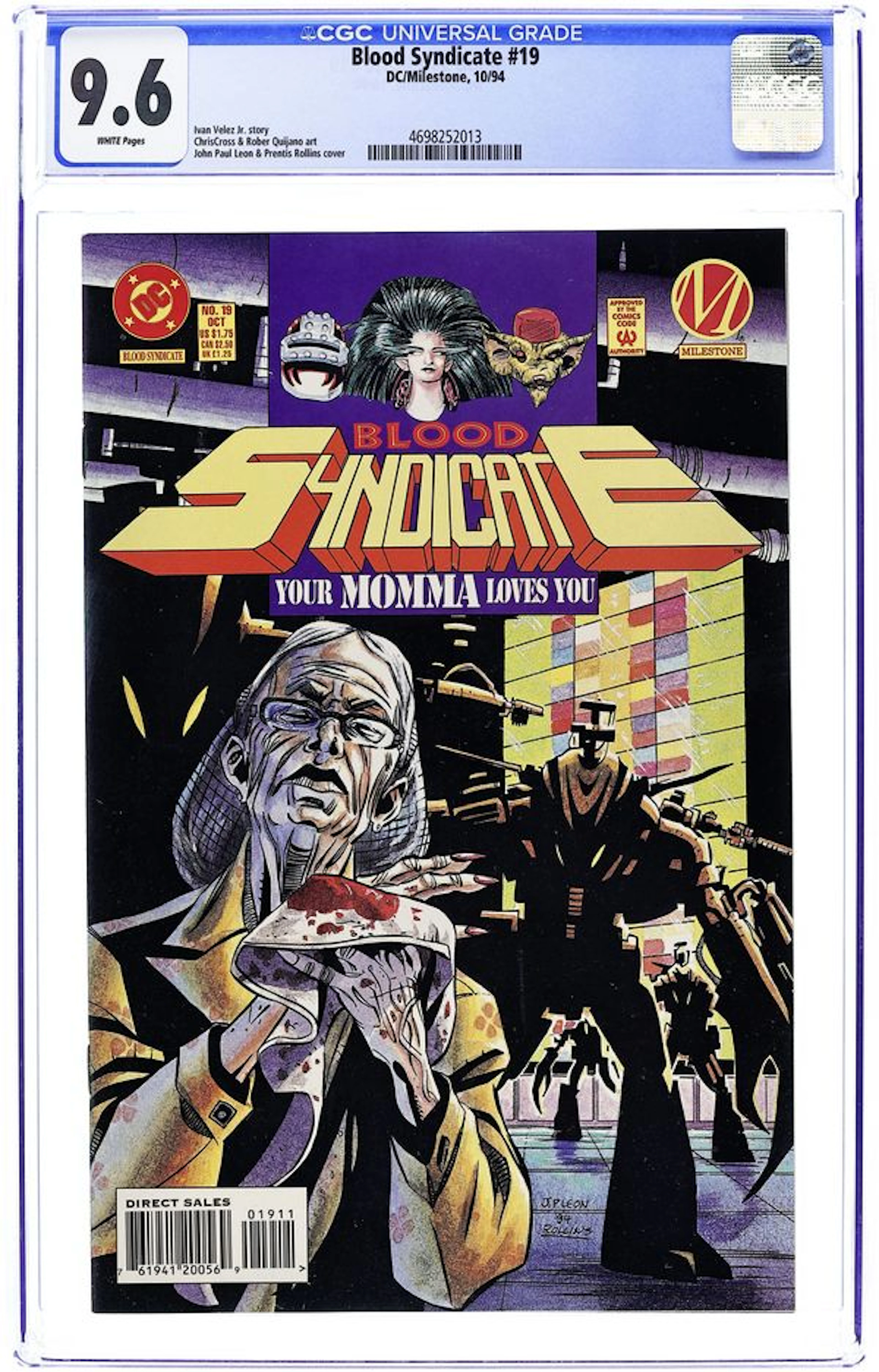 Blood Syndicate (1993 DC) Milestone 19 CGC 9.6