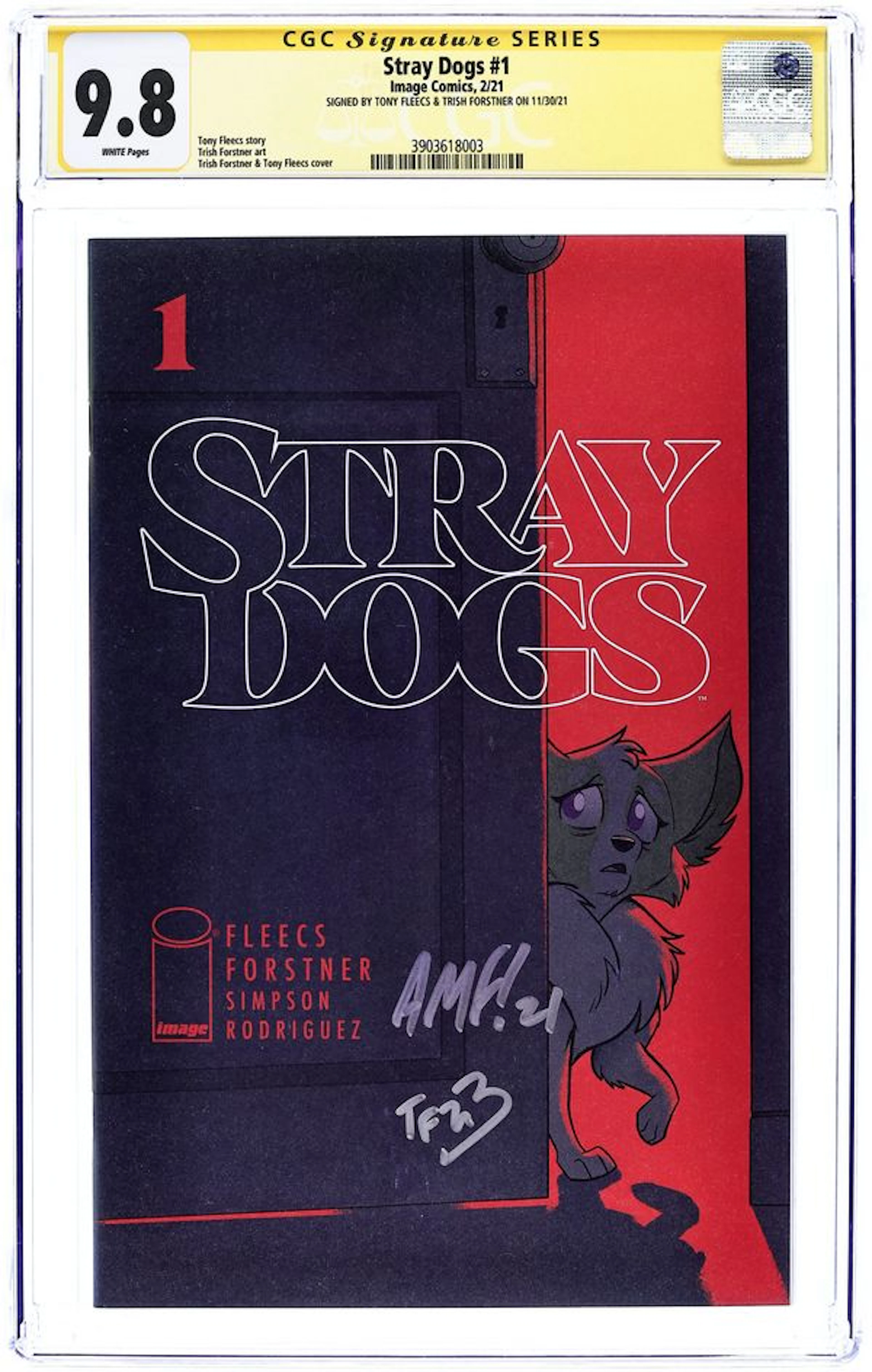 Stray Dogs (2021 Image) 1A CGC 9.8 SS Fleecs/Forstner