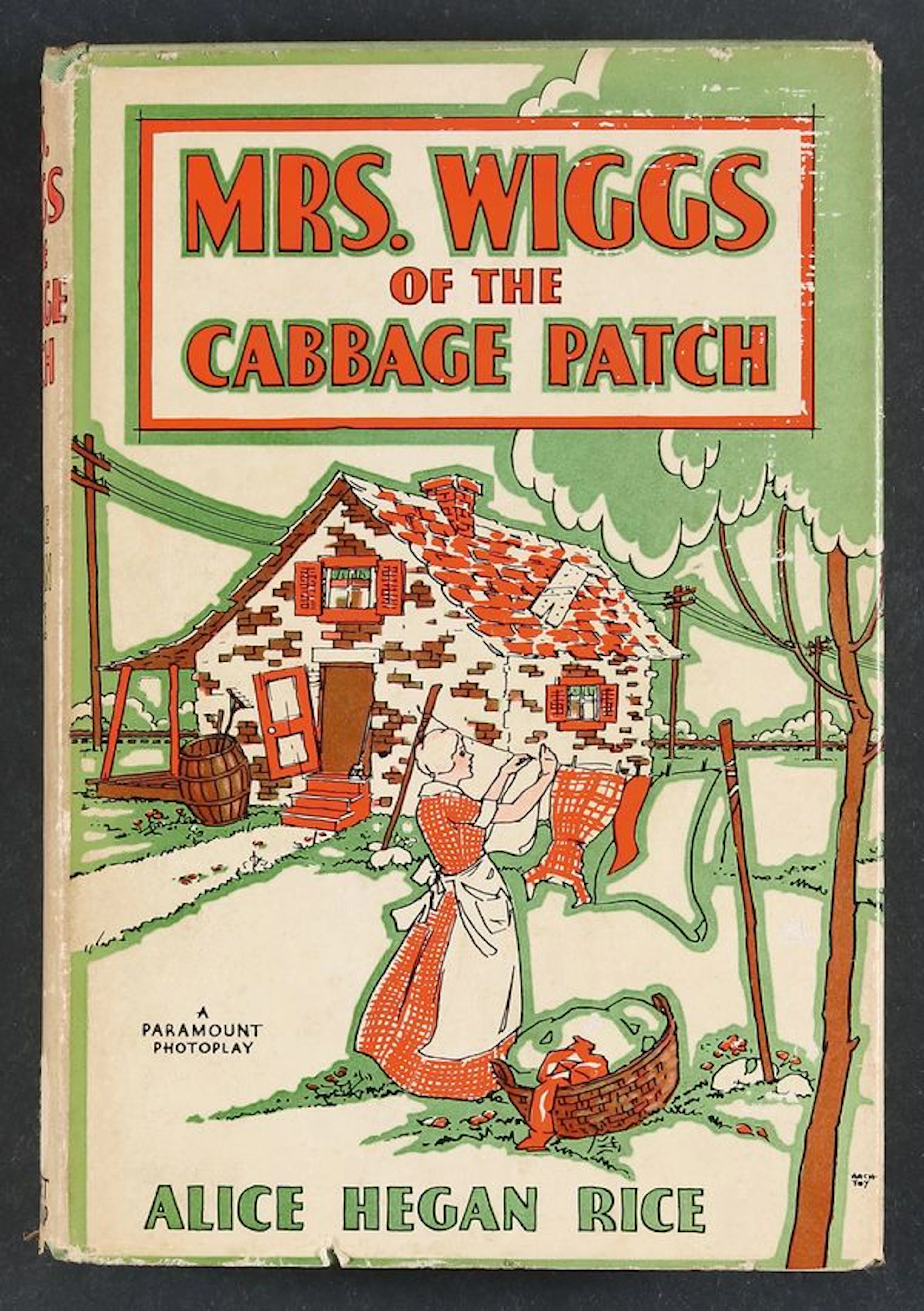 Mrs. Wiggs of the Cabbage Patch HC (1928 Grosset & Dunlap) VG/FN 5.0