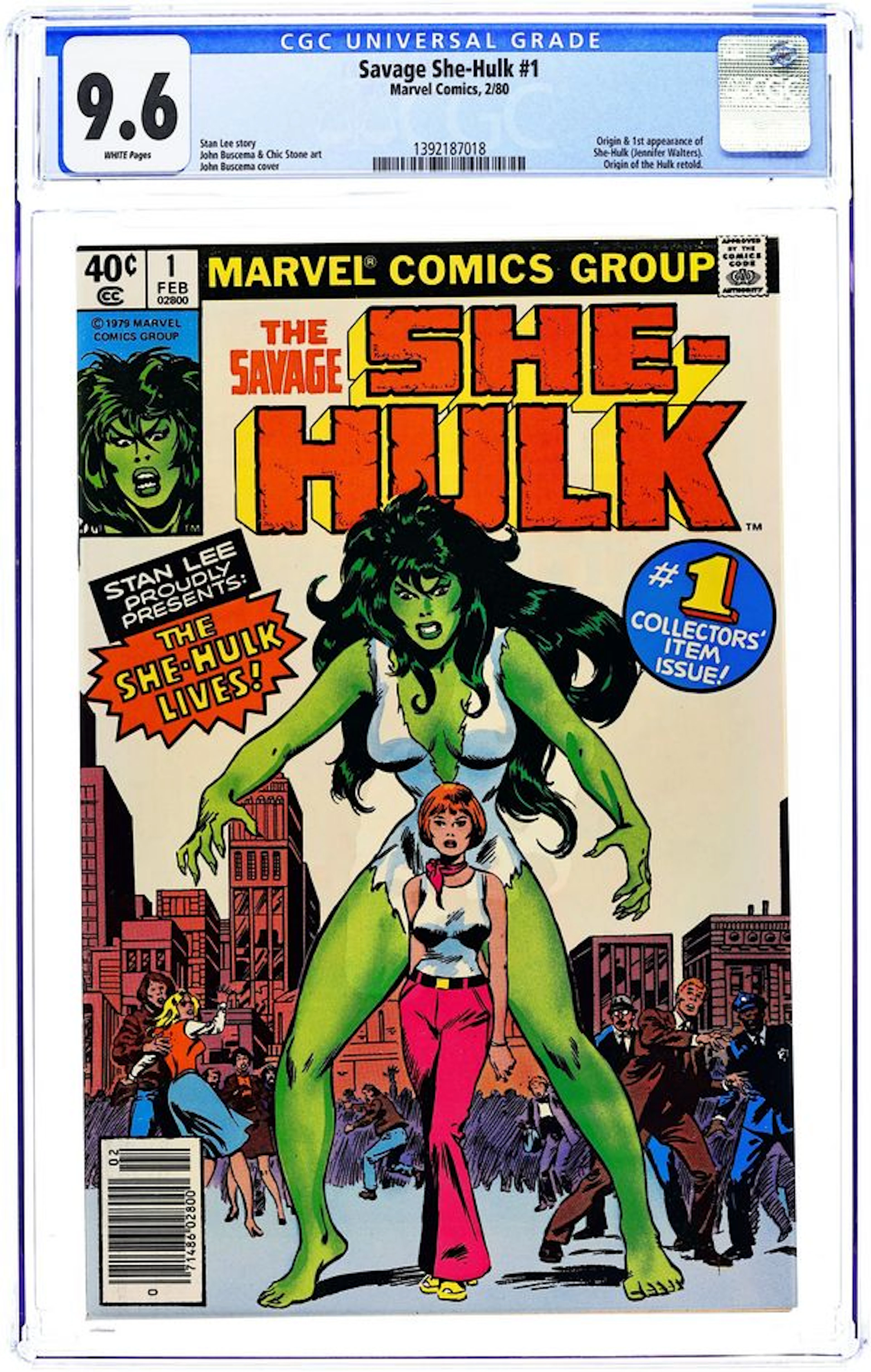 Savage She-Hulk (1980) 1N CGC 9.6