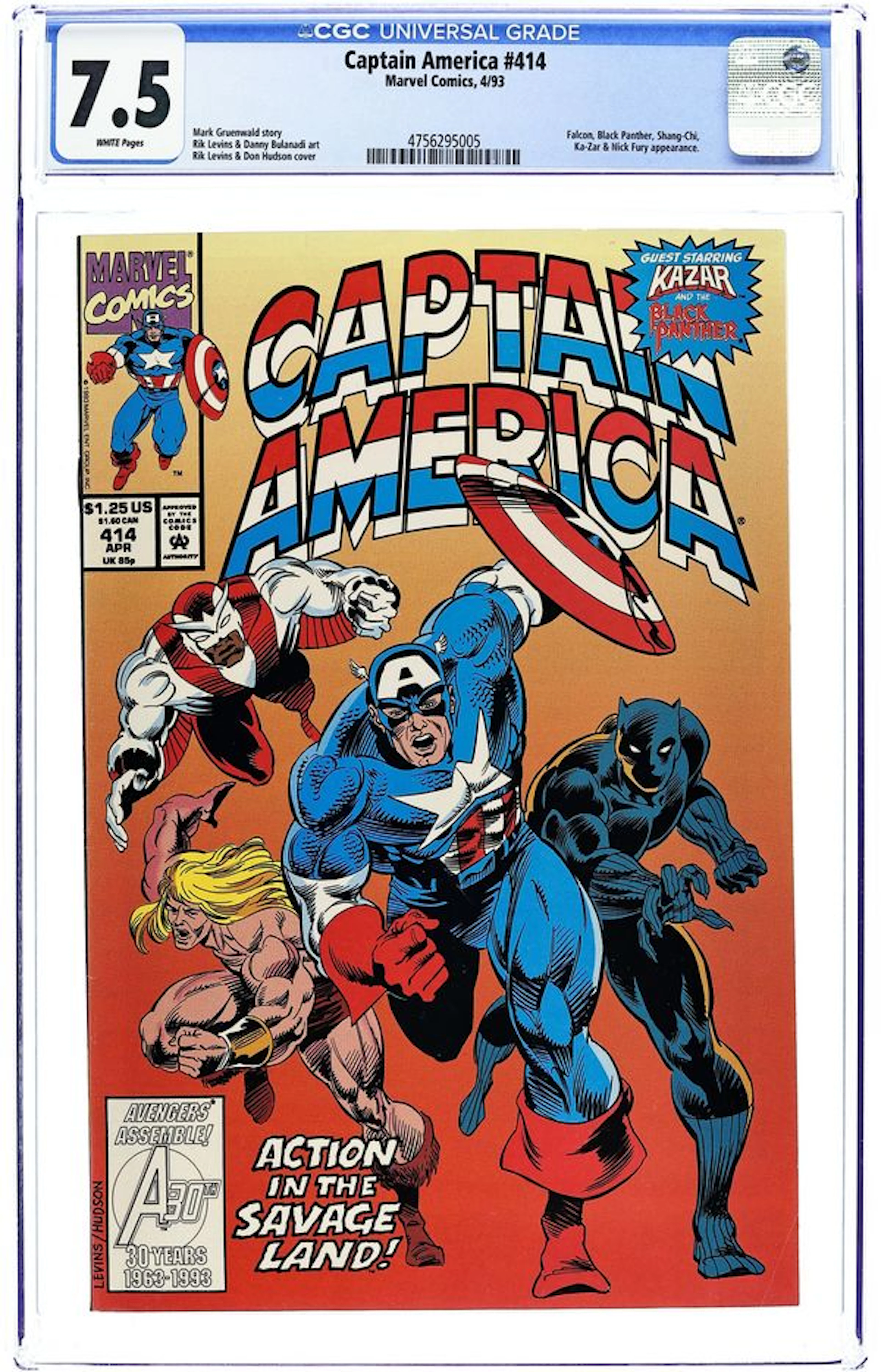 Captain America (1968 1st Series) 414 CGC 7.5